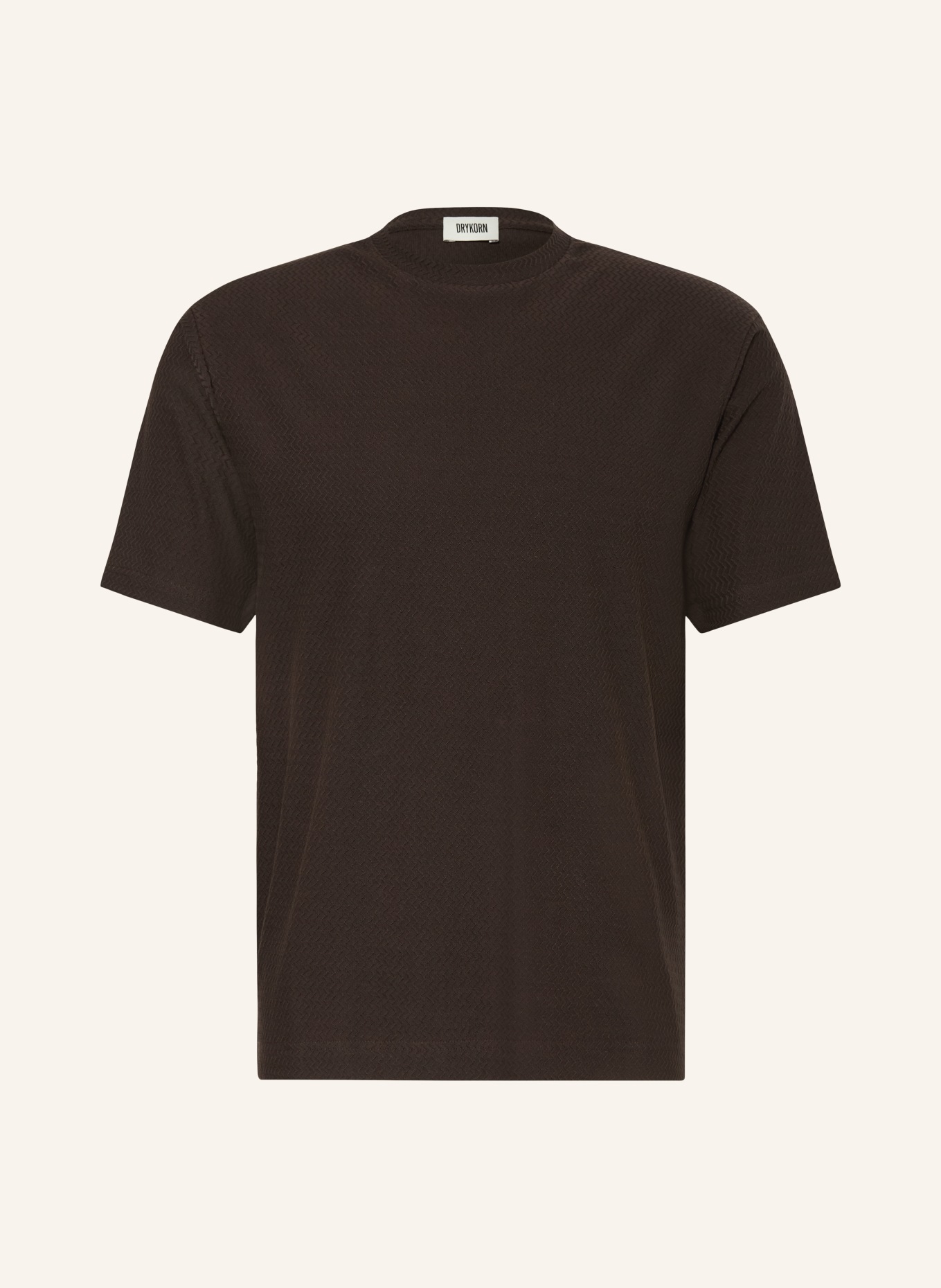 DRYKORN T-shirt GILBERD: DARK BROWN