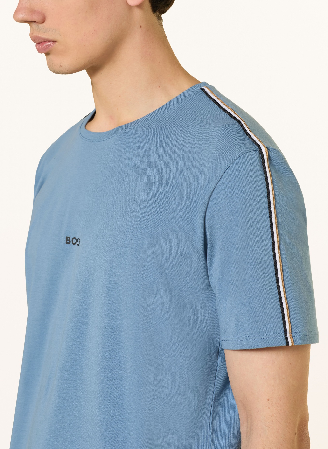 BOSS Schlafshirt: HELLBLAU