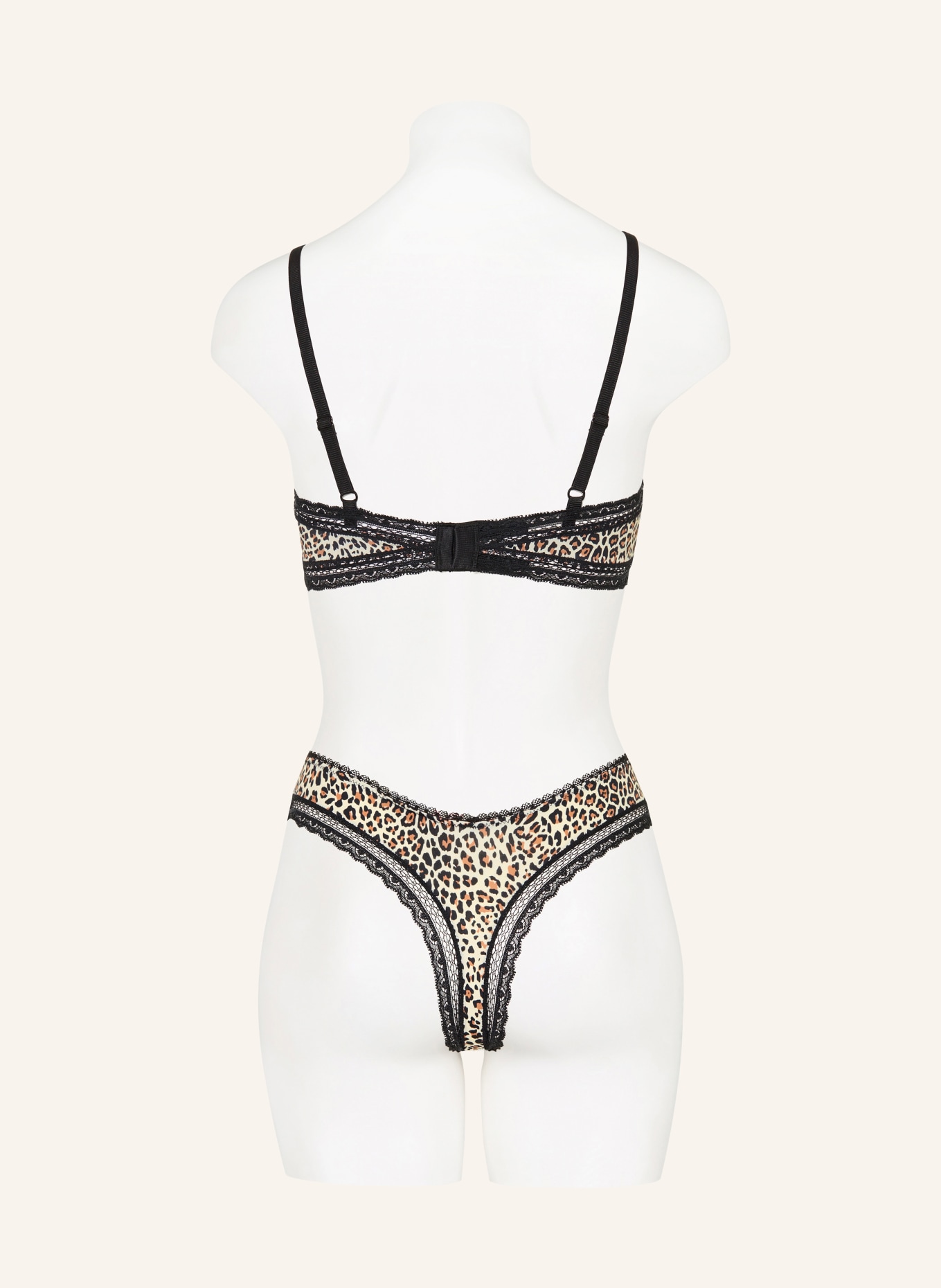 HUGO String: ECRU / BRAUN / SCHWARZ