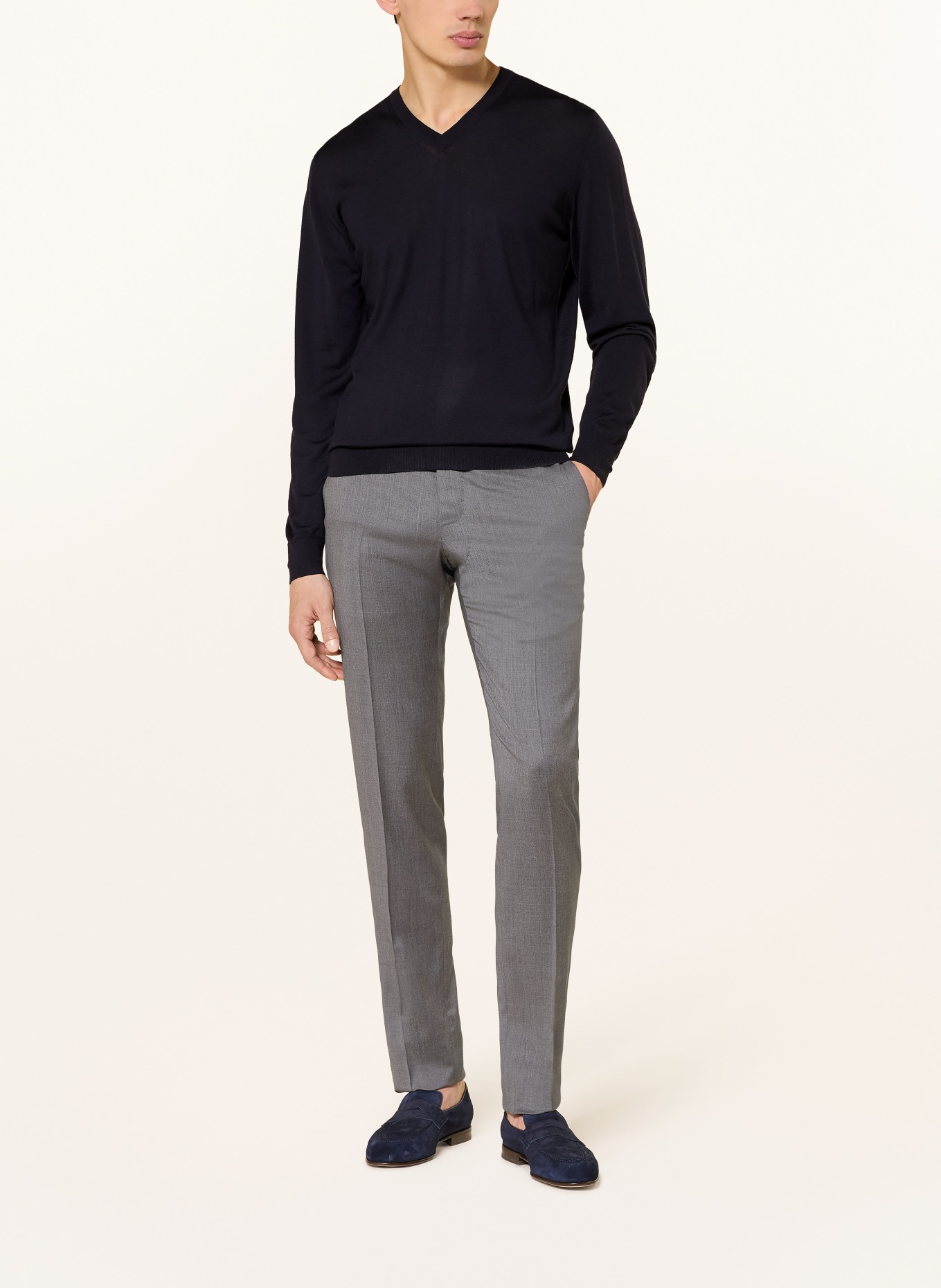 FEDELI pulover: ALBASTRU ÎNCHIS