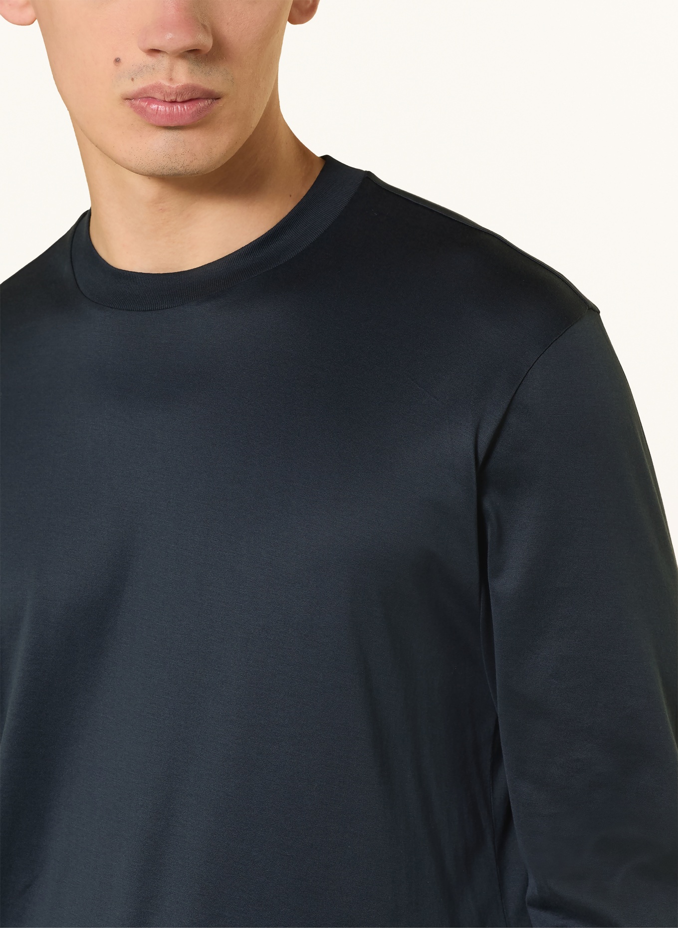 Stefan Brandt Longsleeve: DUNKELBLAU