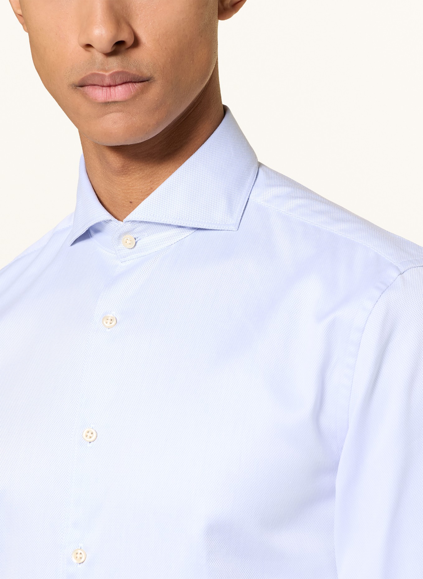 STROKESMAN'S Chemise coupe classique: BLEU CLAIR