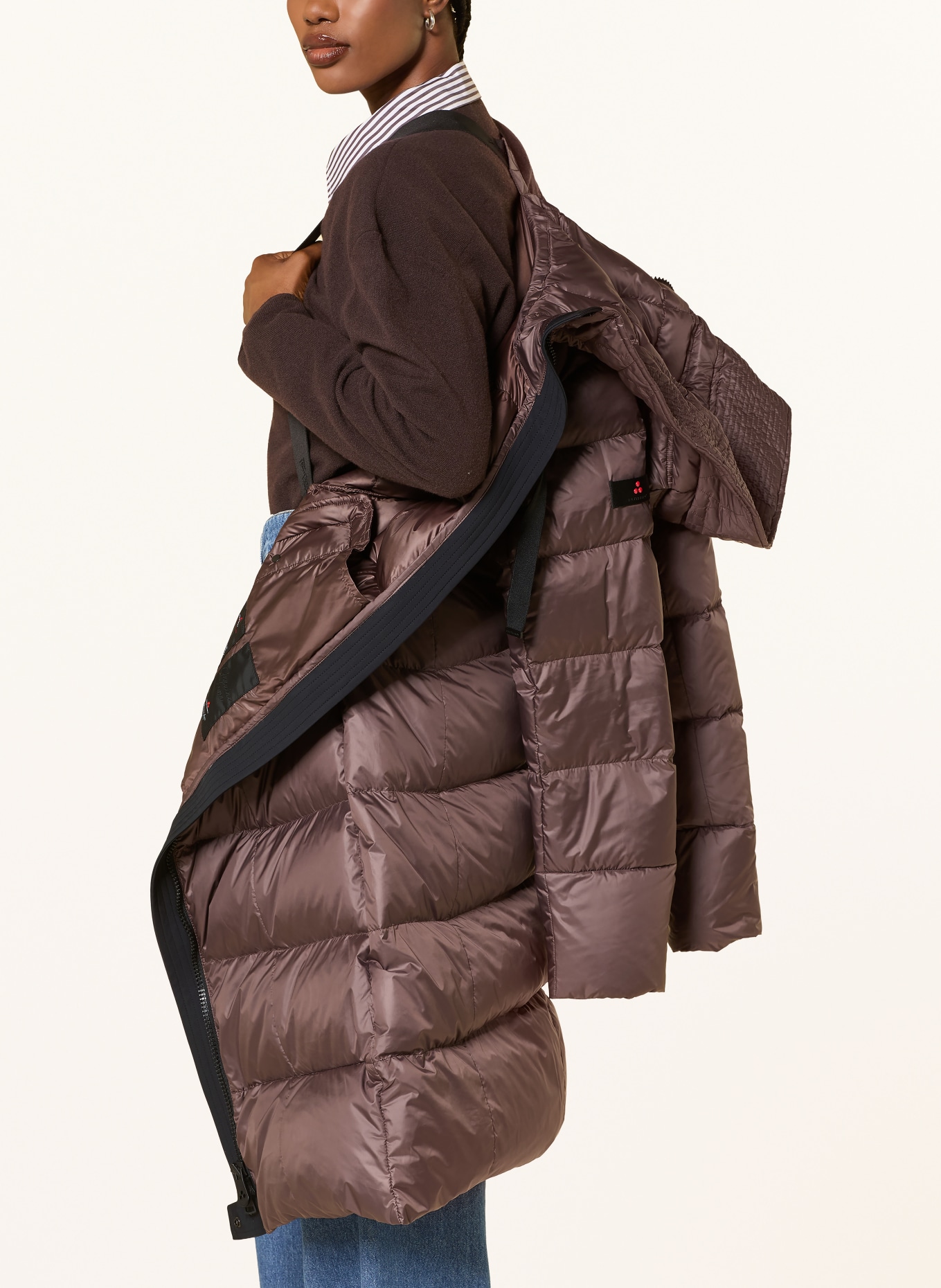 PEUTEREY Down coat NUNKI: BROWN