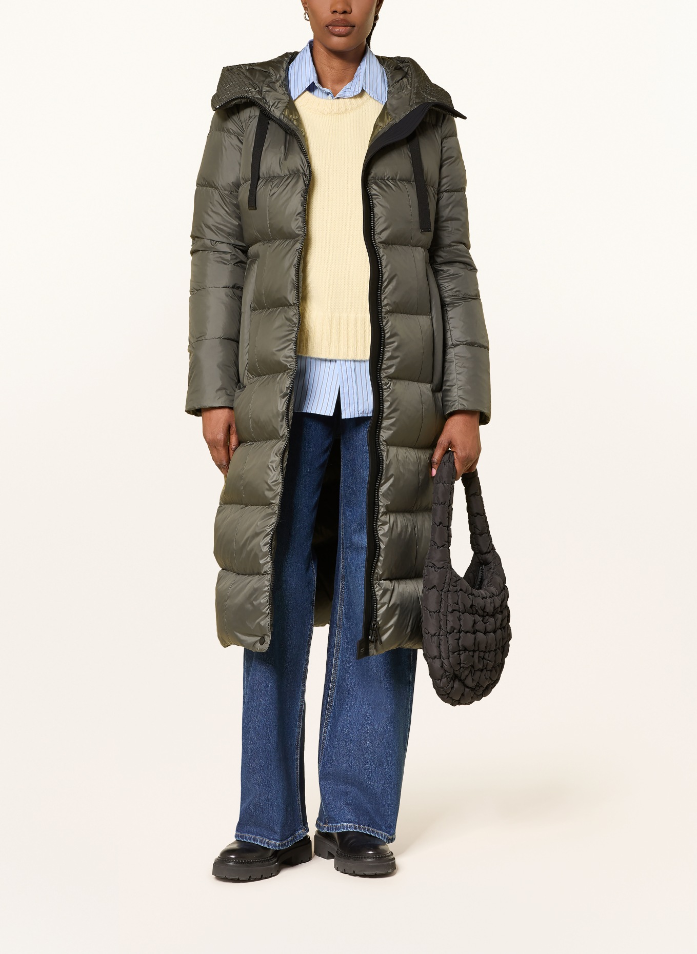 PEUTEREY Down coat NUNKI: GREEN