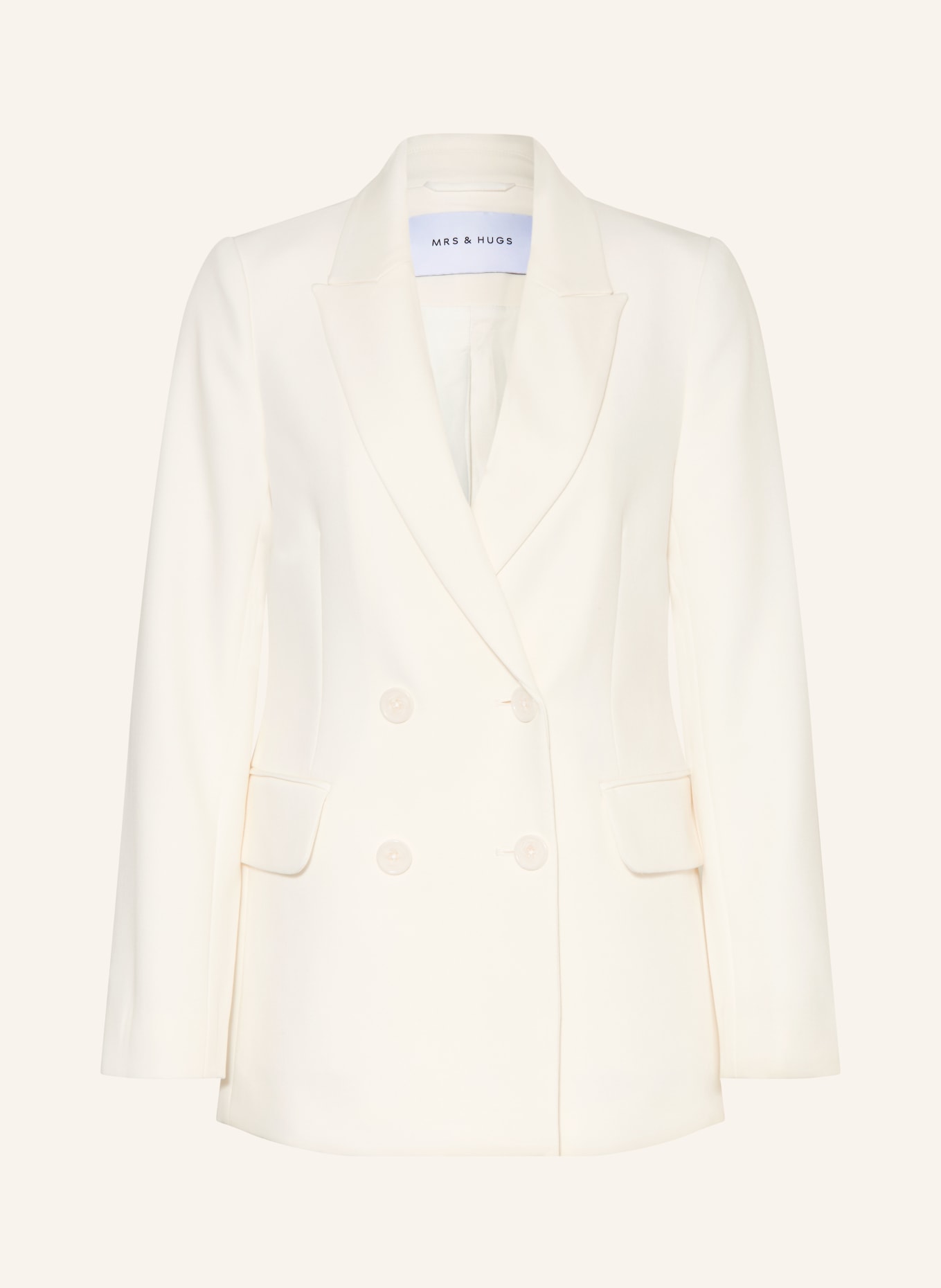 MRS & HUGS blazer: ECRU