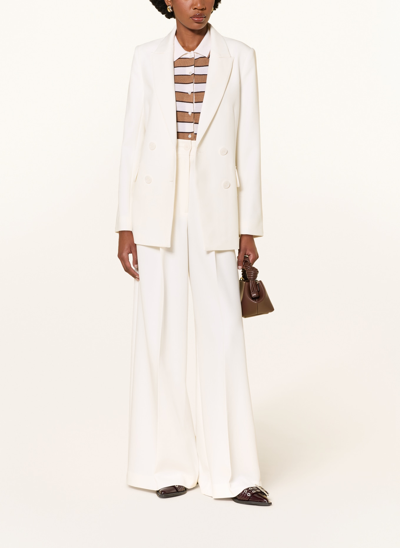 MRS & HUGS blazer: ECRU