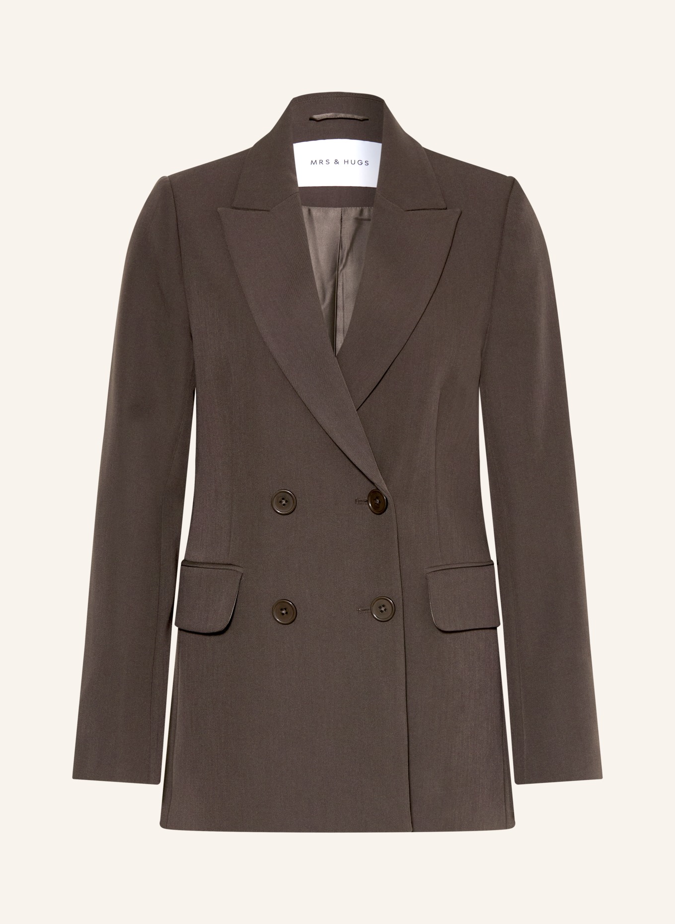MRS & HUGS blazer: MARRON FONCÉ