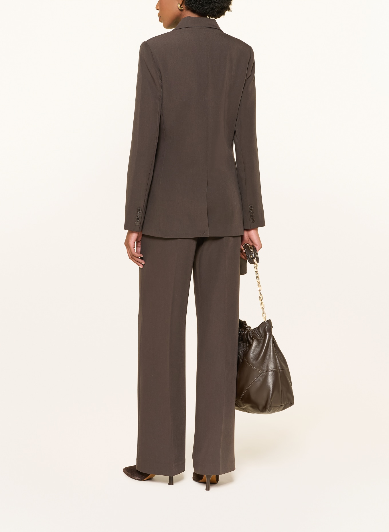 MRS & HUGS blazer: MARRON FONCÉ