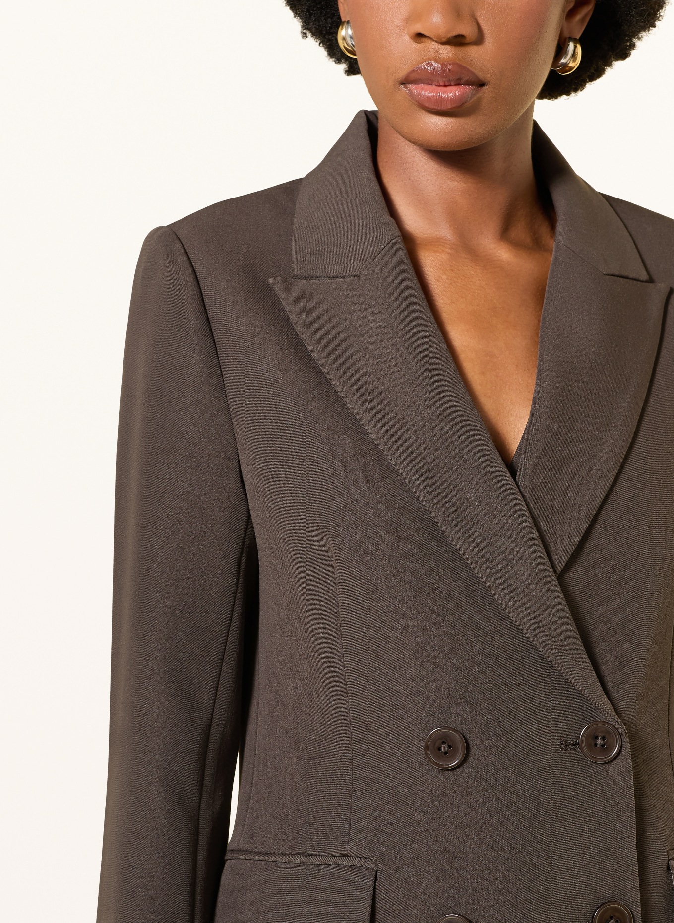 MRS & HUGS blazer: MARRON FONCÉ