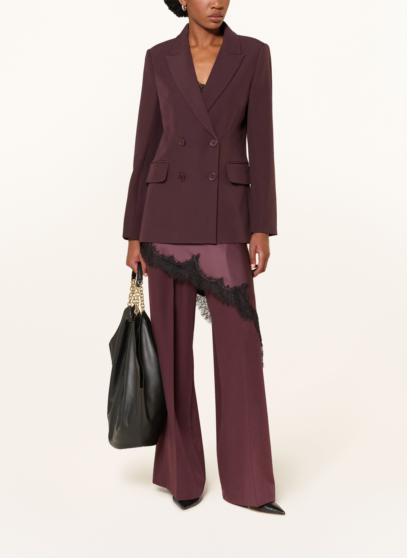 MRS & HUGS blazer: DONKERROOD