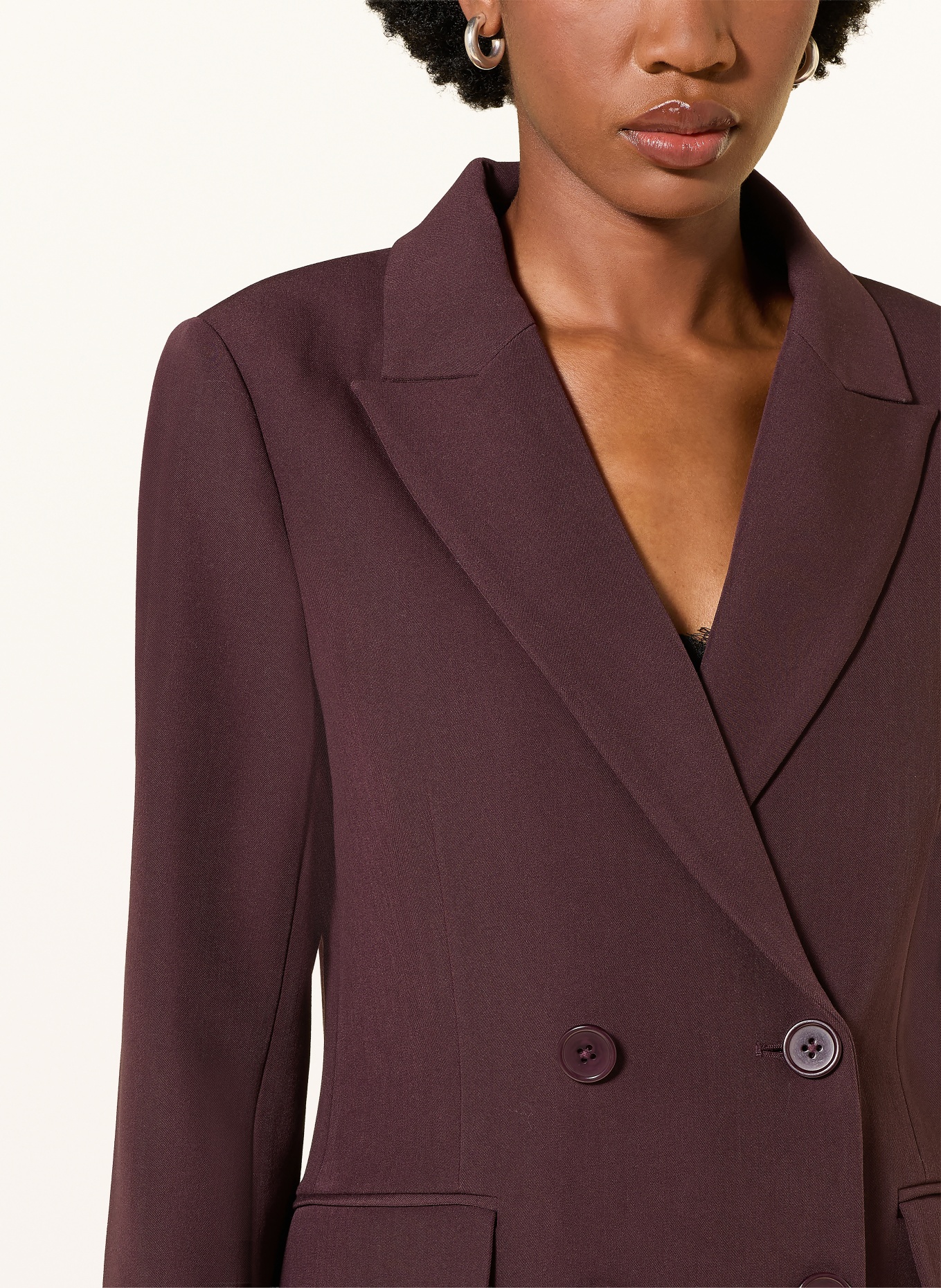 MRS & HUGS blazer: DONKERROOD