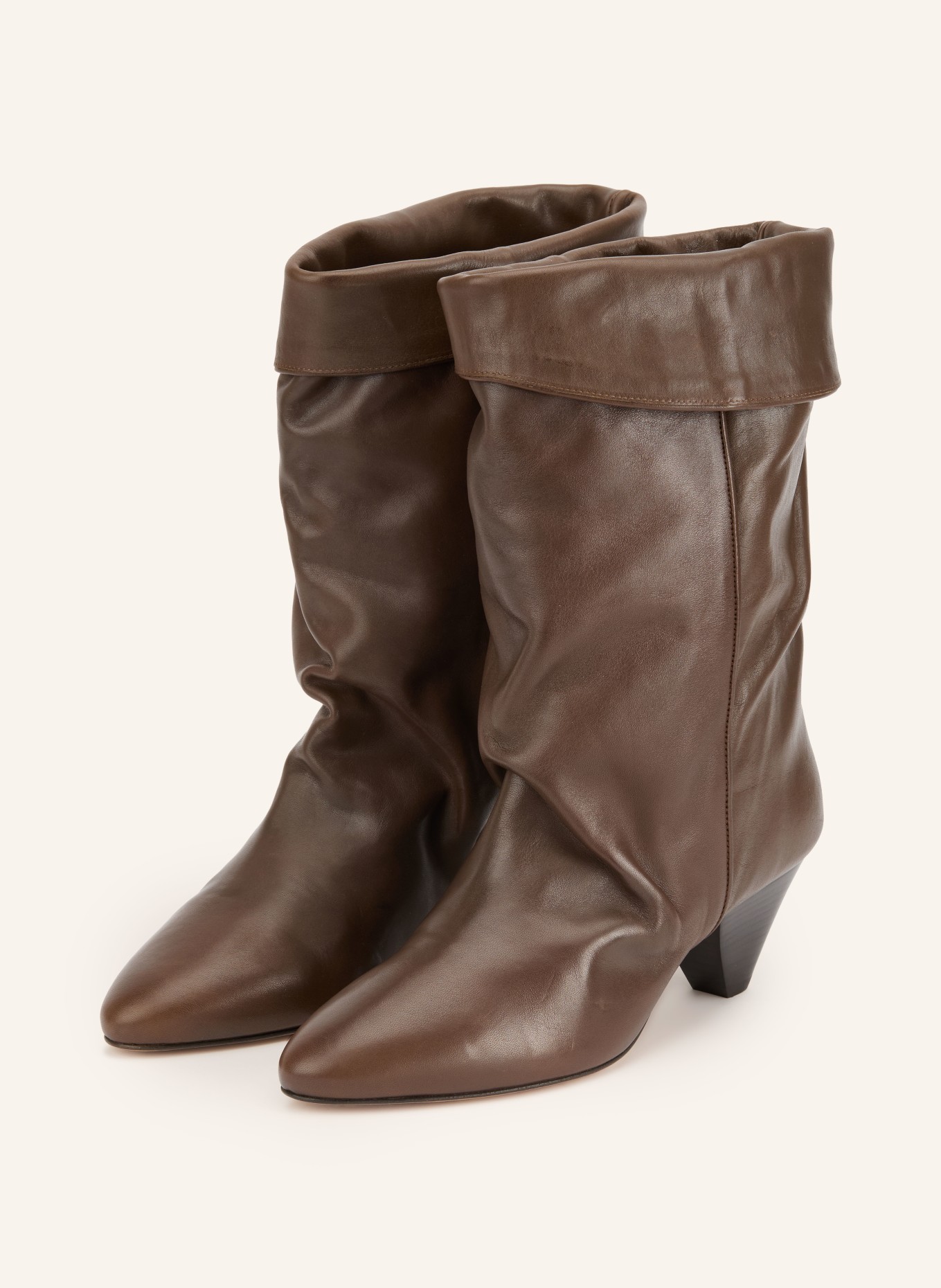 ISABEL MARANT Stiefeletten DALBY: DUNKELBRAUN