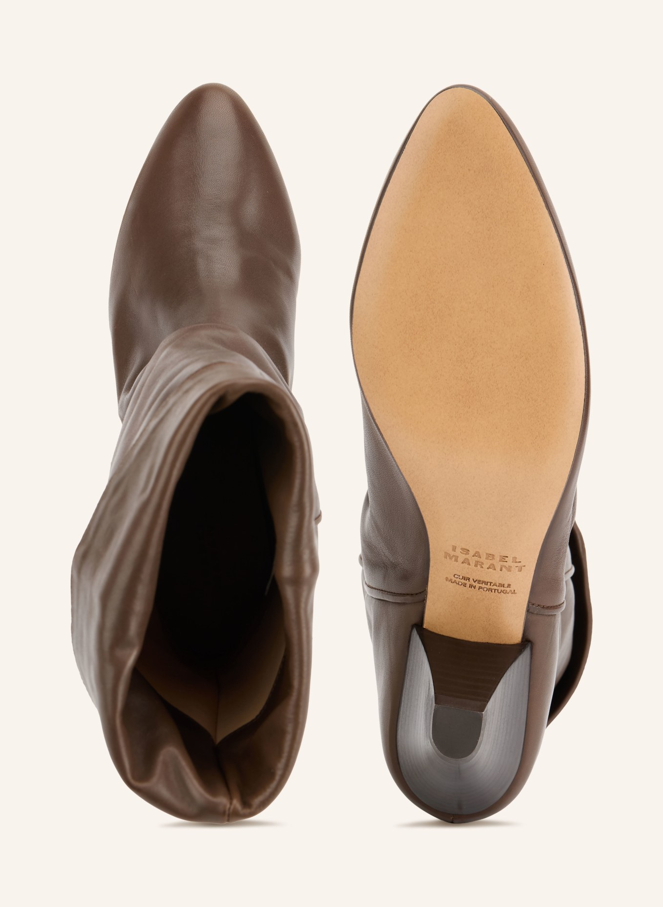 ISABEL MARANT Stiefeletten DALBY: DUNKELBRAUN