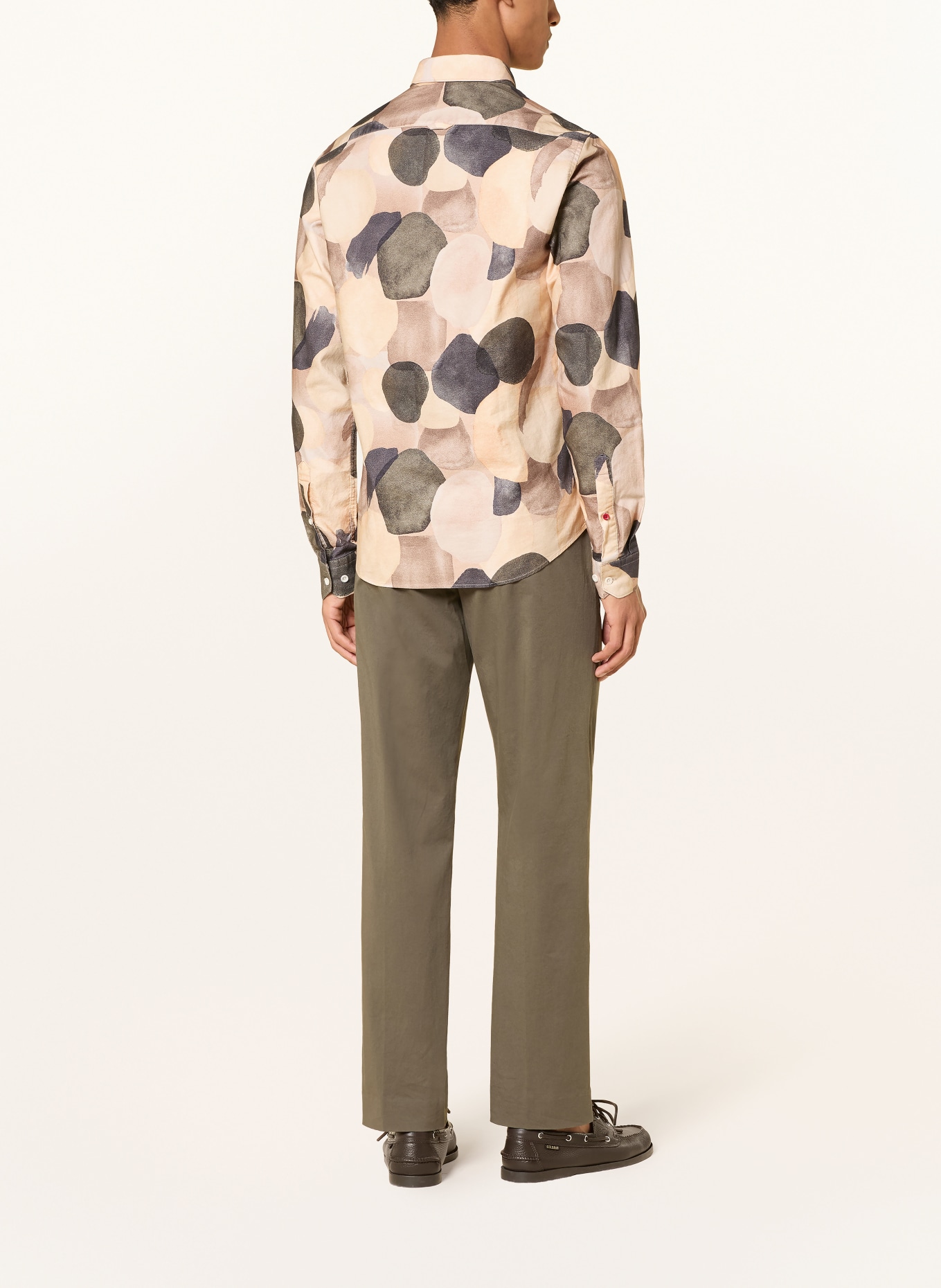 CG - CLUB of GENTS Flanellhemd CG HUDSON Slim Fit: DUNKELBLAU / BRAUN / SCHWARZ