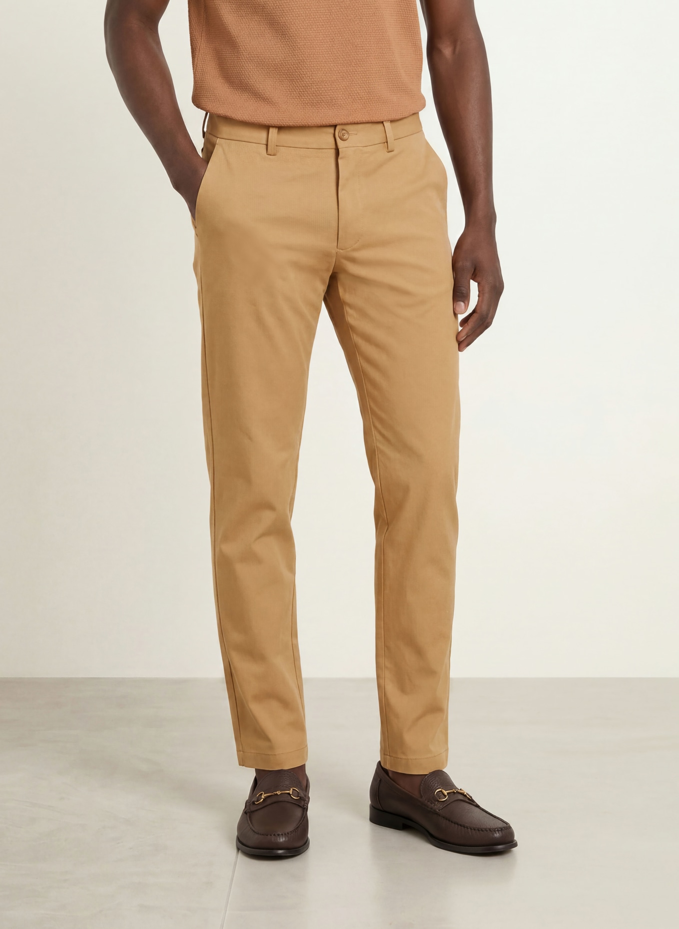 BOSS Chinos KAITON slim fit: BEIGE