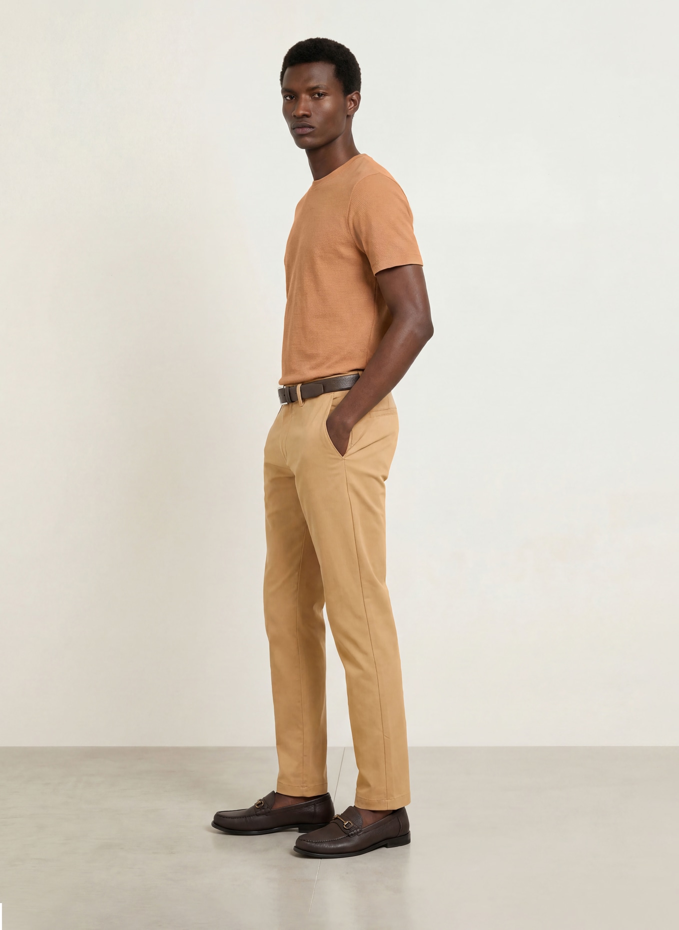 BOSS Chinos KAITON slim fit: BEIGE