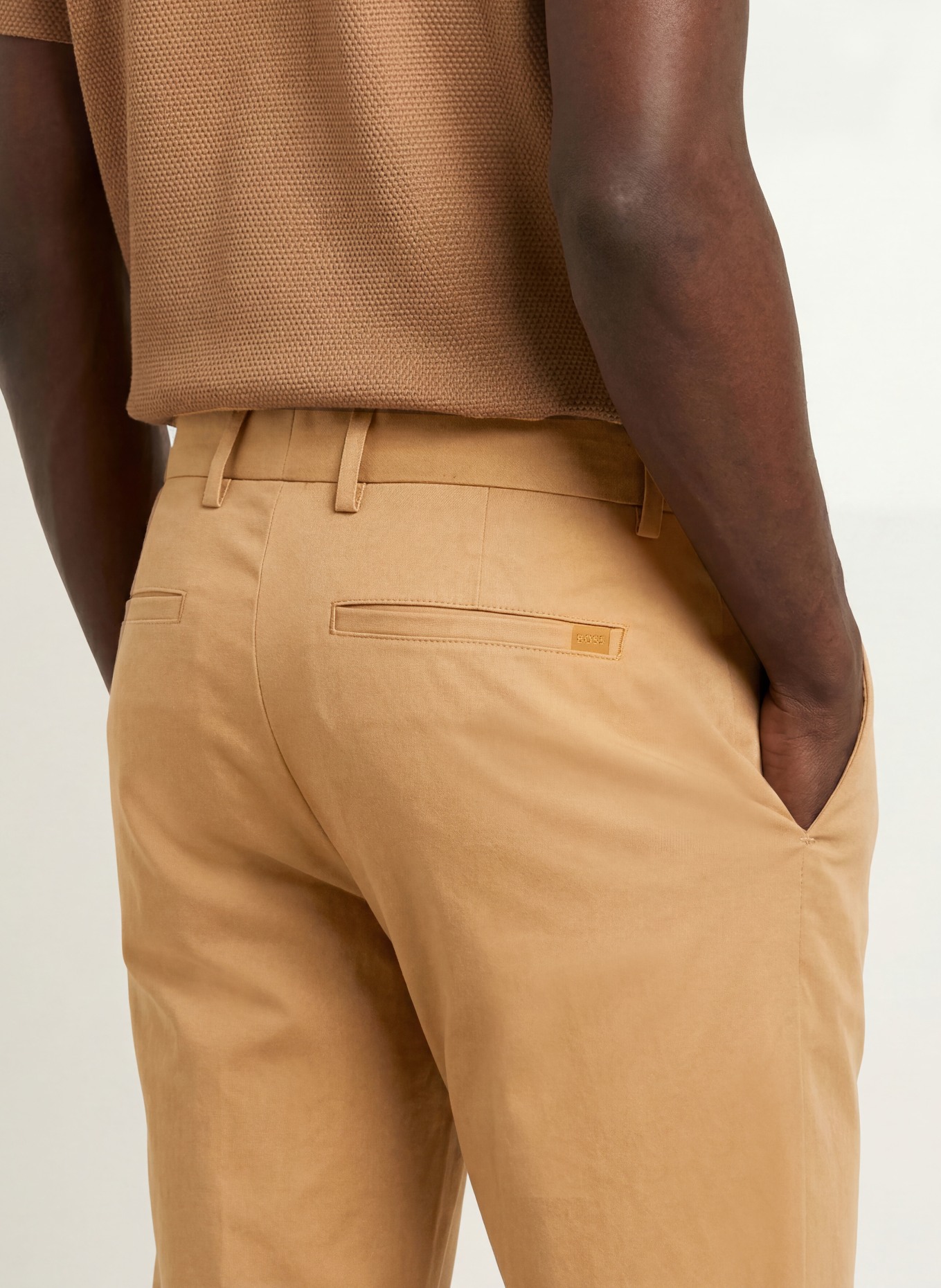 BOSS Chinos KAITON slim fit: BEIGE