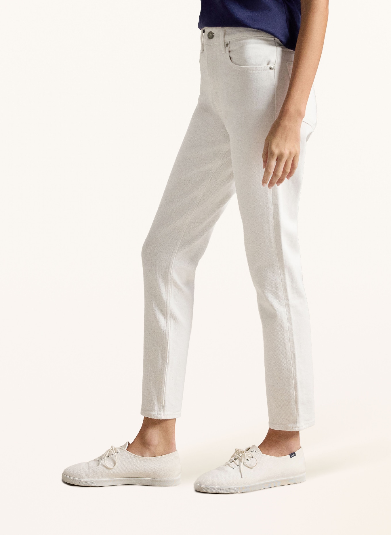 POLO RALPH LAUREN Skinny džíny: BÍLÁ