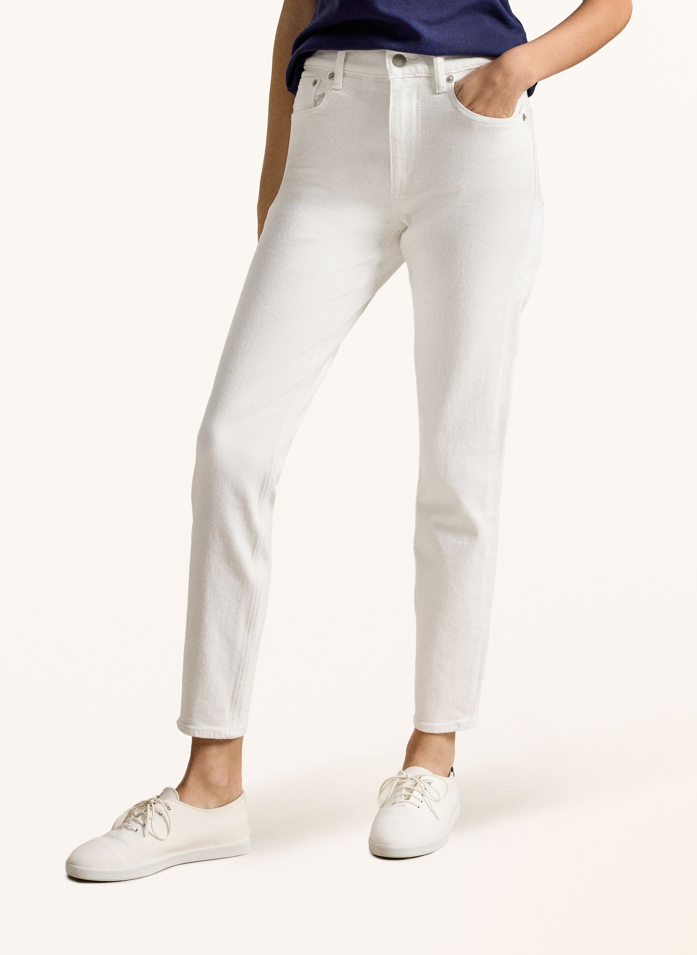 POLO RALPH LAUREN Skinny džíny: BÍLÁ
