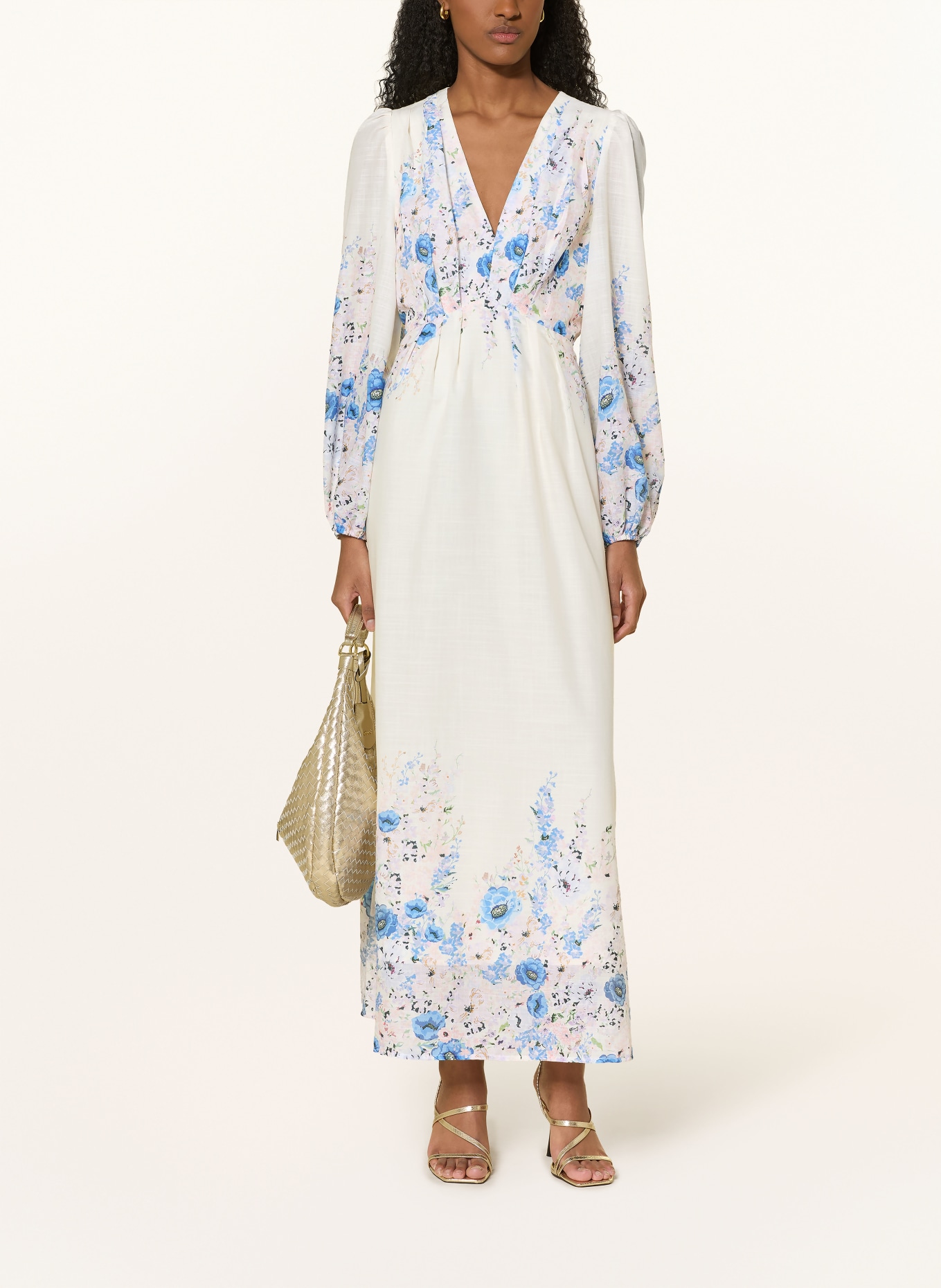 NEO NOIR Rochie SILFI: CREM / ROZ / ALBASTRU