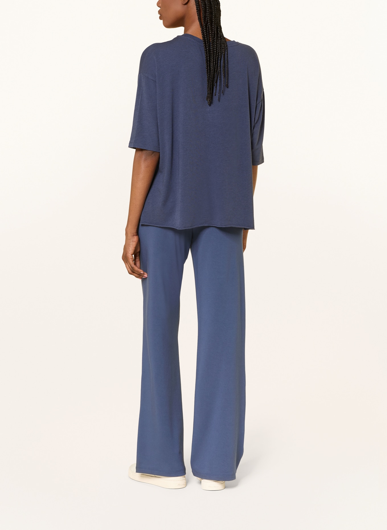 Juvia Shirt FLORINA mit 3/4-Arm: DUNKELBLAU