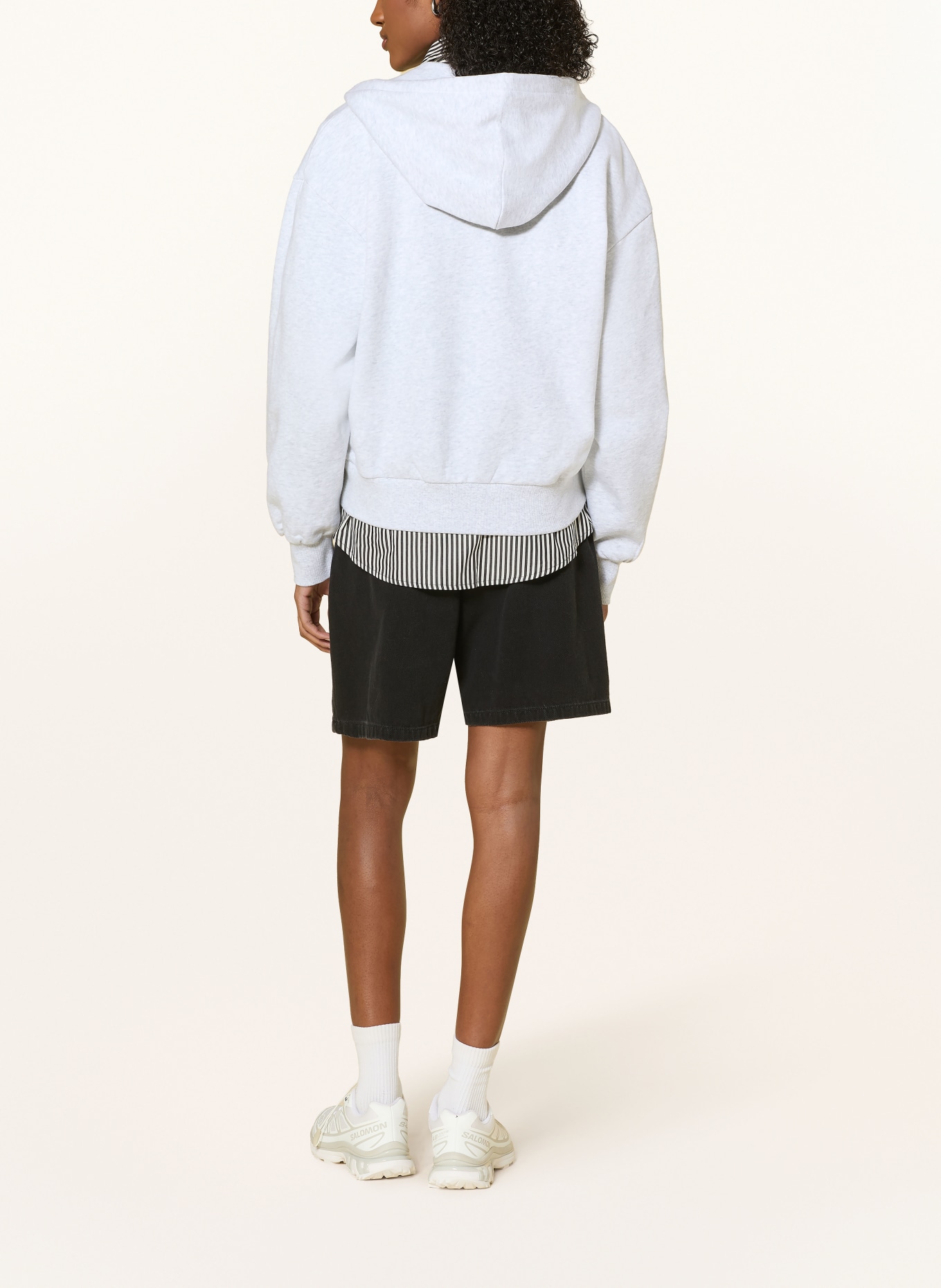 carhartt WIP Sweatjack CASEY: LICHTGRIJS