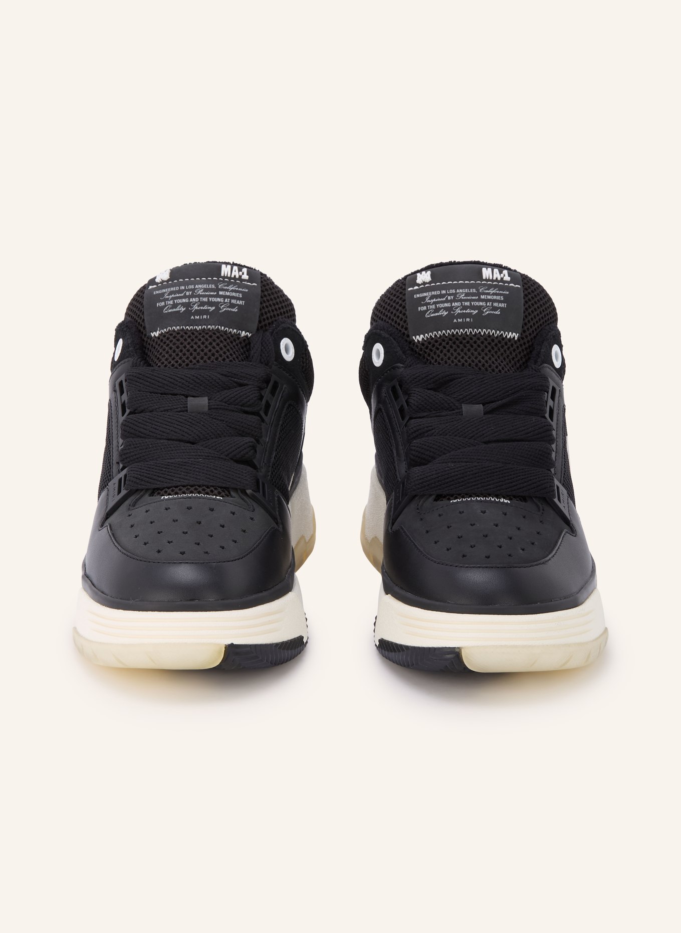 AMIRI Sneaker MA-1: ZWART / WIT