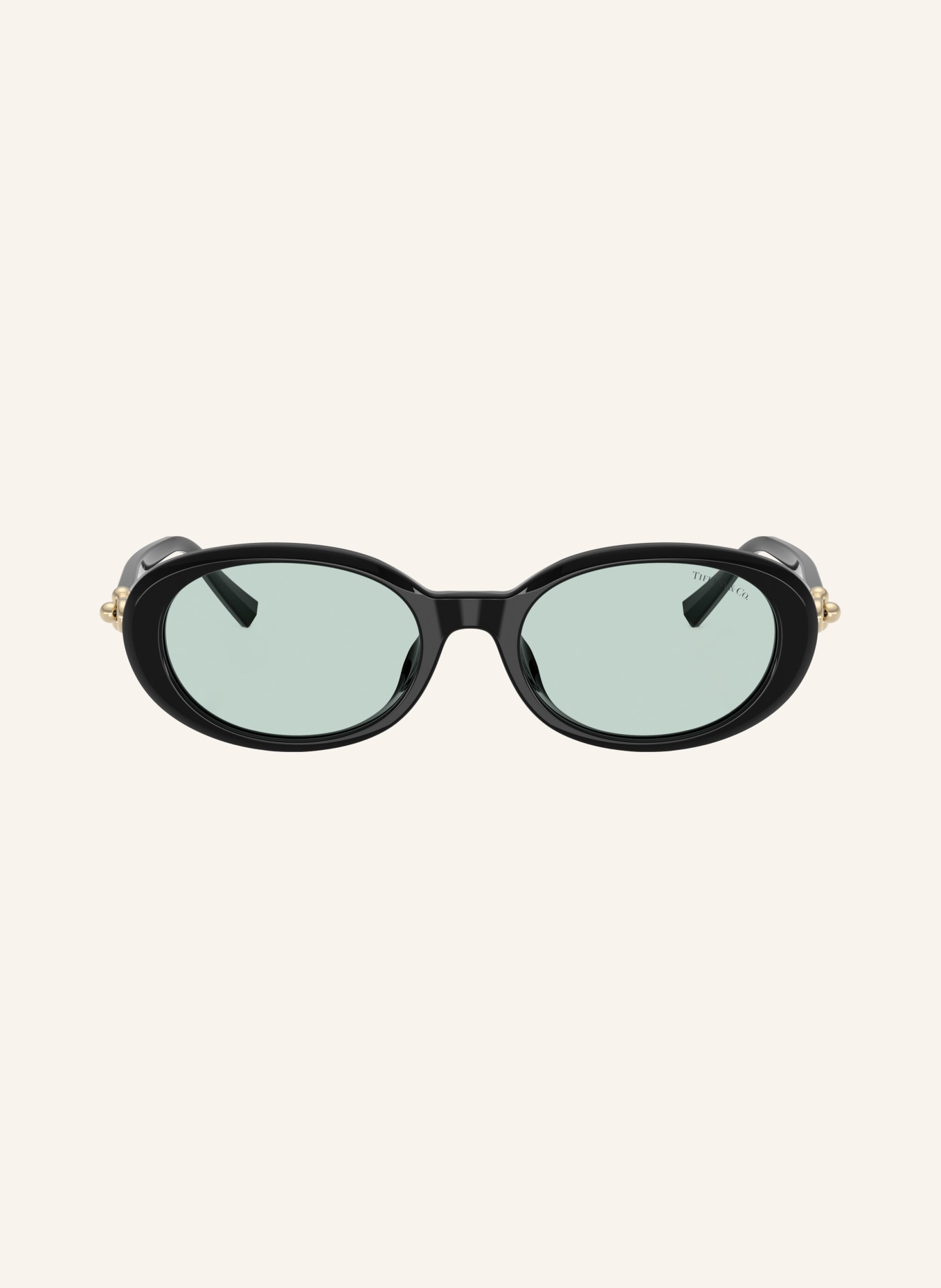 TIFFANY & Co. Solbriller TF4242D: Sort/Lys azurblå