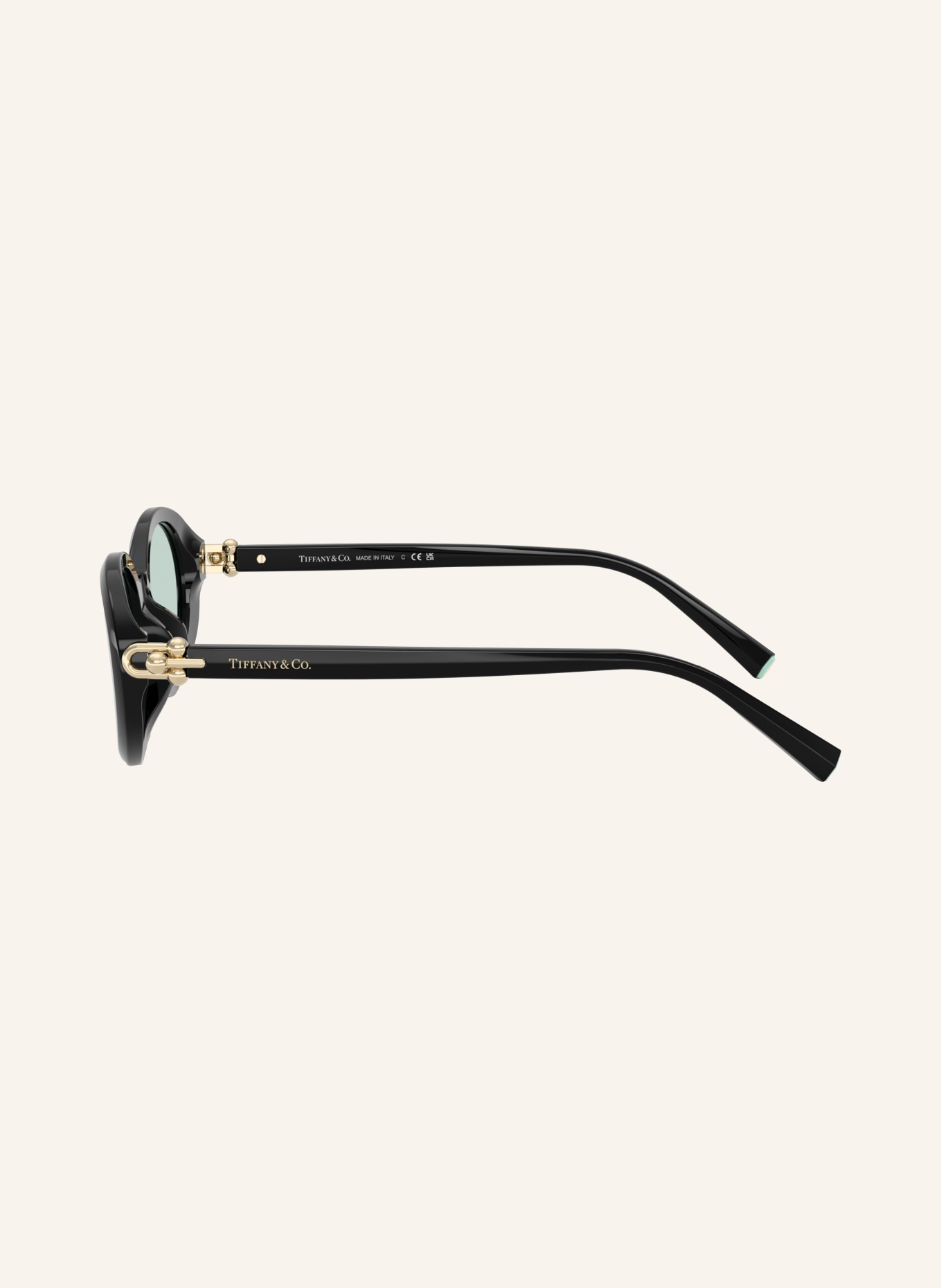 TIFFANY & Co. Solbriller TF4242D: Sort/Lys azurblå