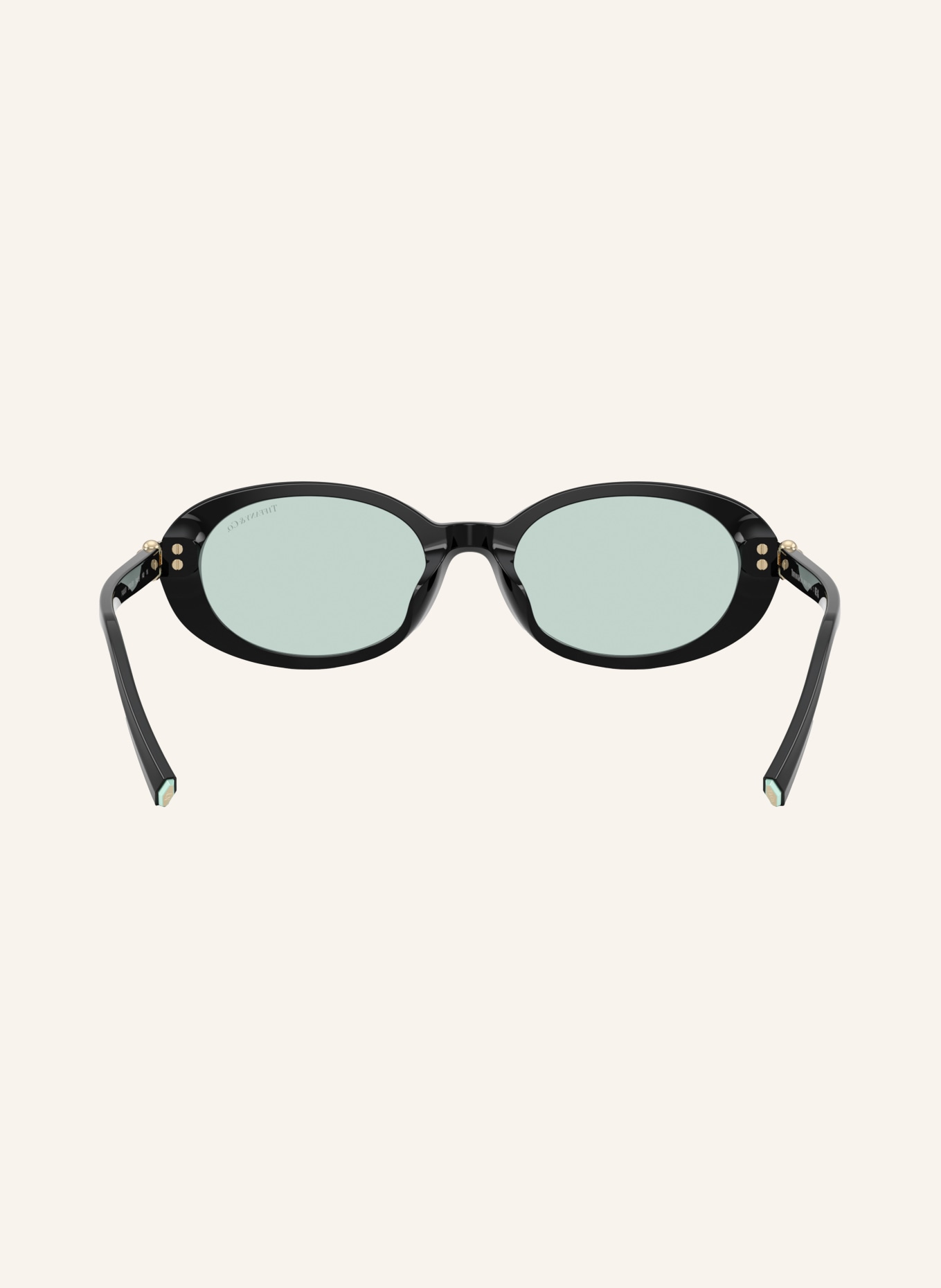 TIFFANY & Co. Solbriller TF4242D: Sort/Lys azurblå