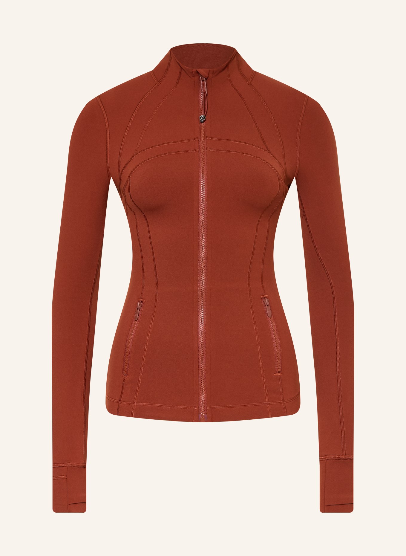 lululemon DEFINE NULU™ yoga jacket: DARK RED