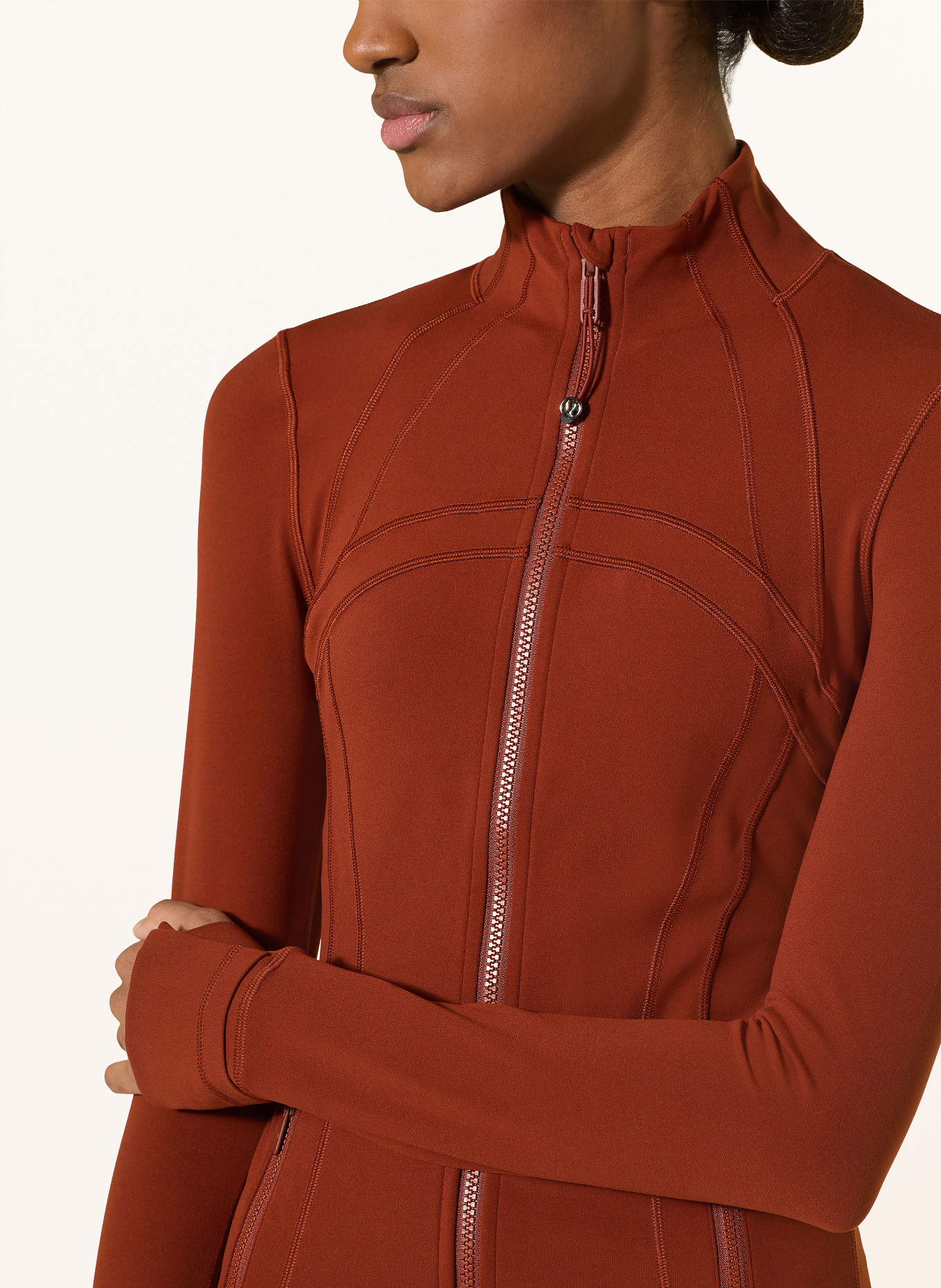 lululemon DEFINE NULU™ yoga jacket: DARK RED