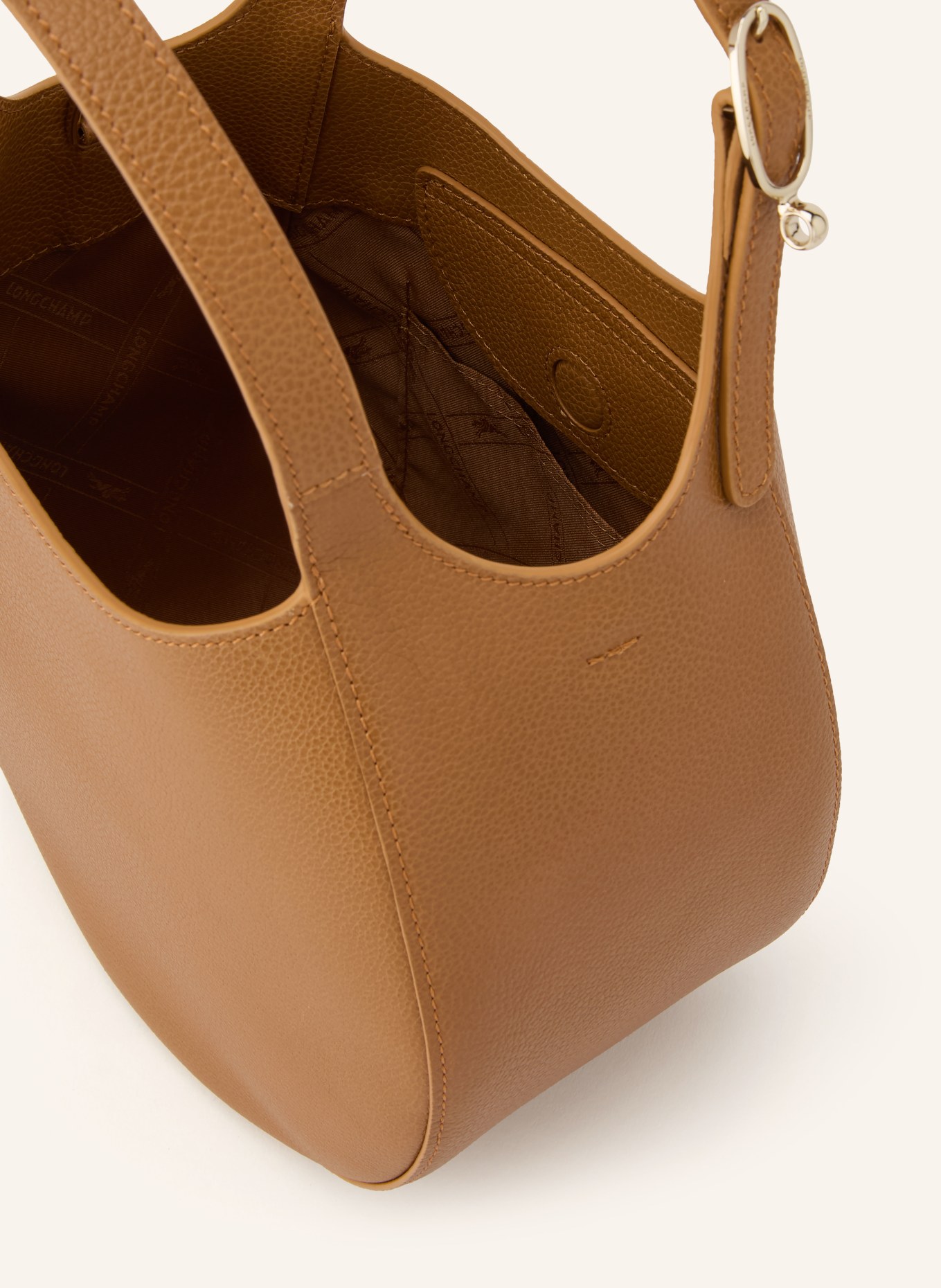 LONGCHAMP Beuteltasche LE FOULONNÉ XL: BRAUN