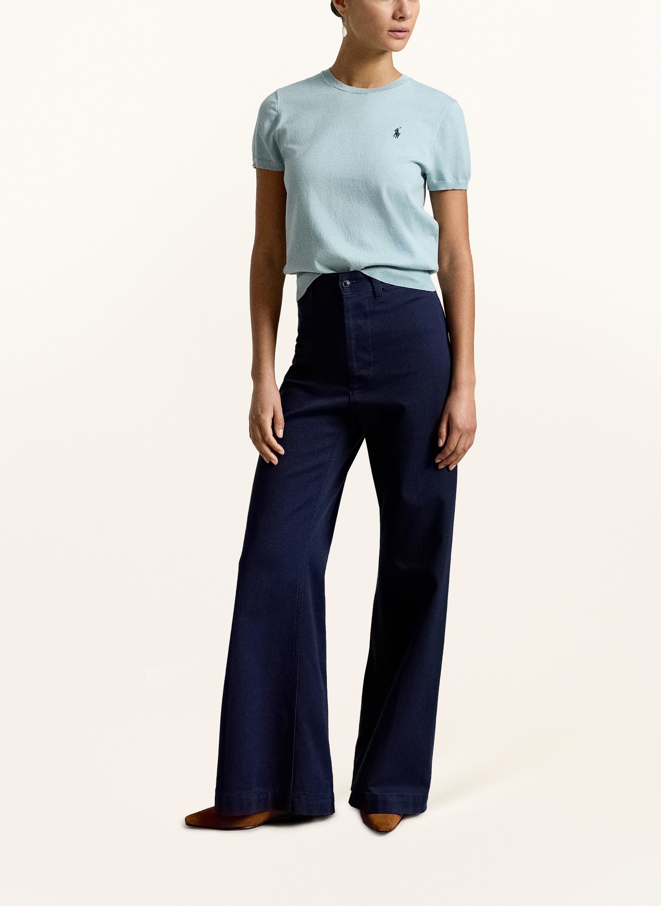 POLO RALPH LAUREN Knit shirt: TURQUOISE