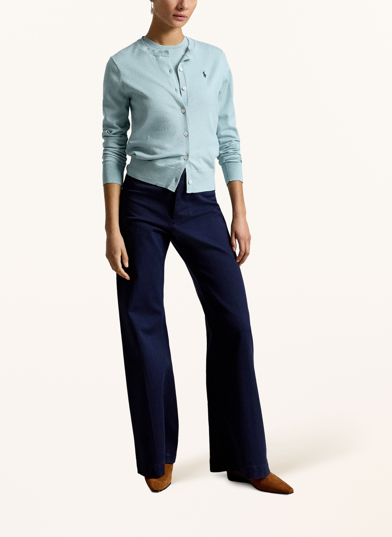 POLO RALPH LAUREN Cardigan: TURQUOISE