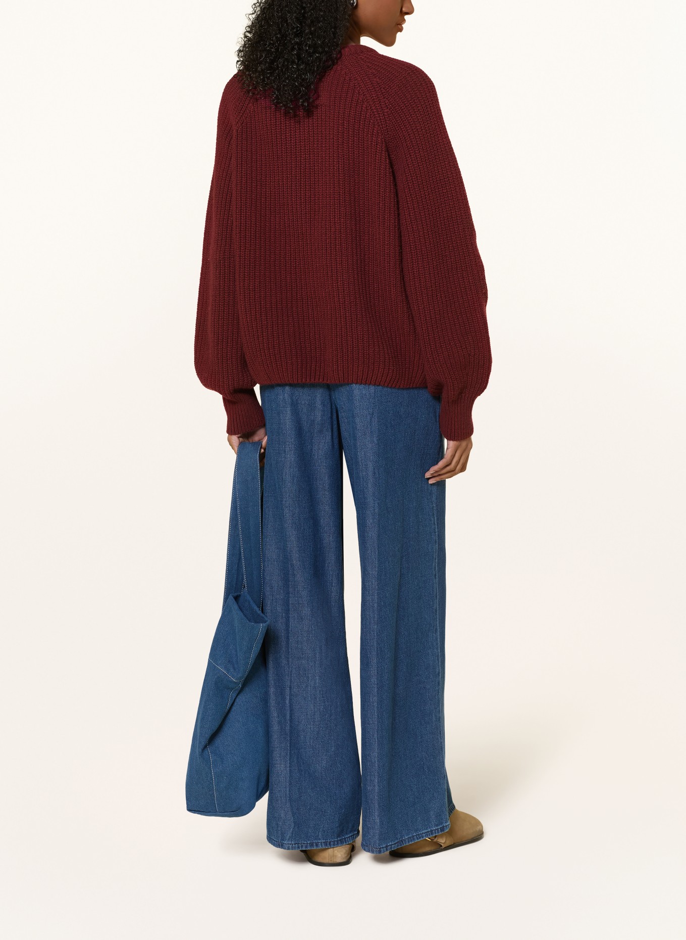 ARMEDANGELS KAAGI sweater: DARK RED