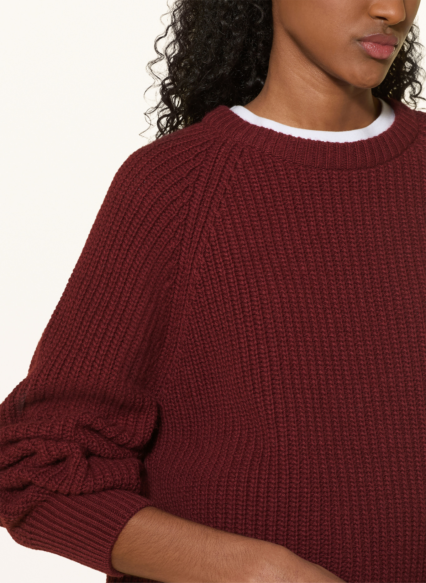 ARMEDANGELS KAAGI sweater: DARK RED