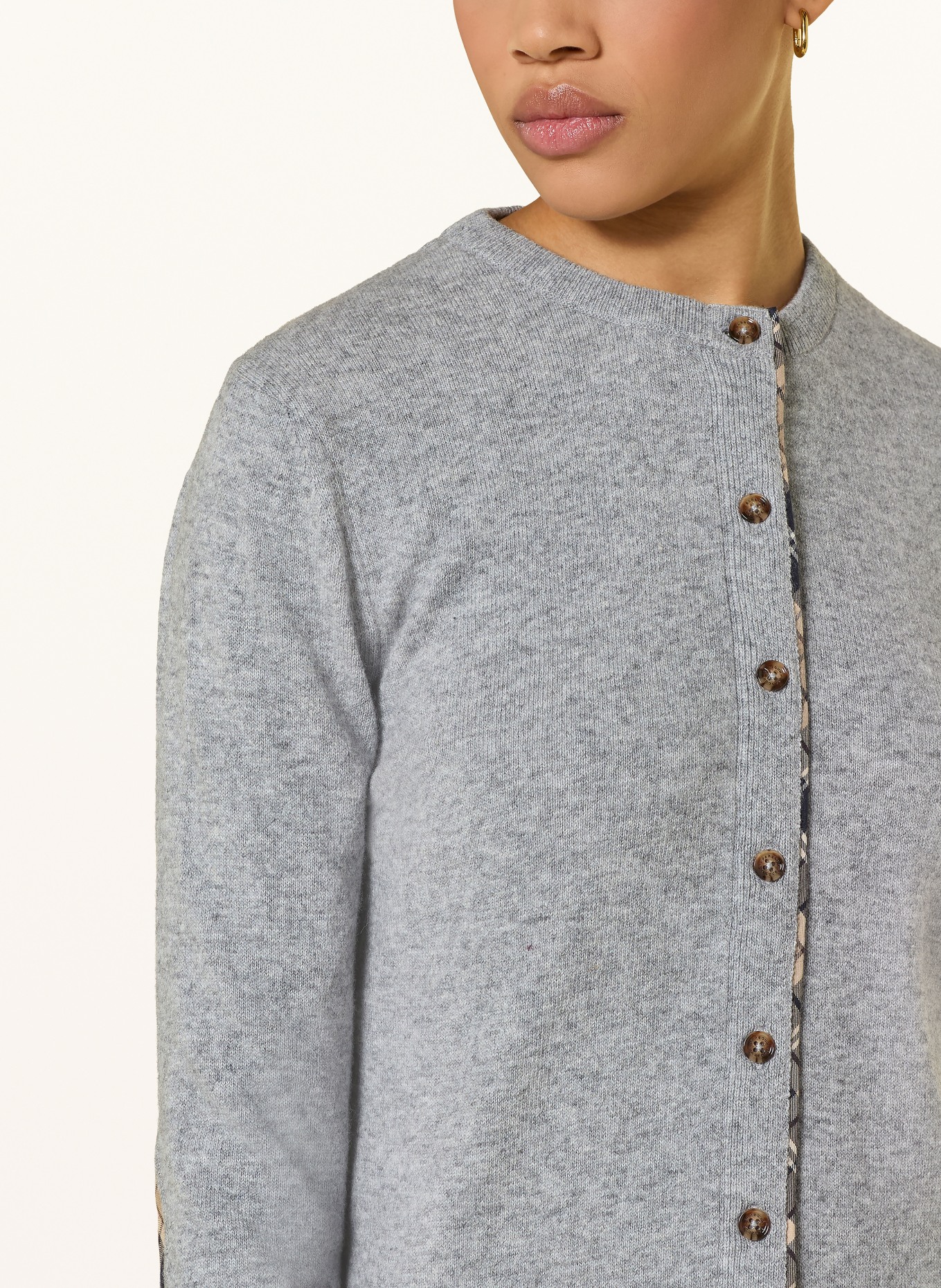 Barbour Vest PENDLE: LICHTGRIJS / BEIGE / ZWART