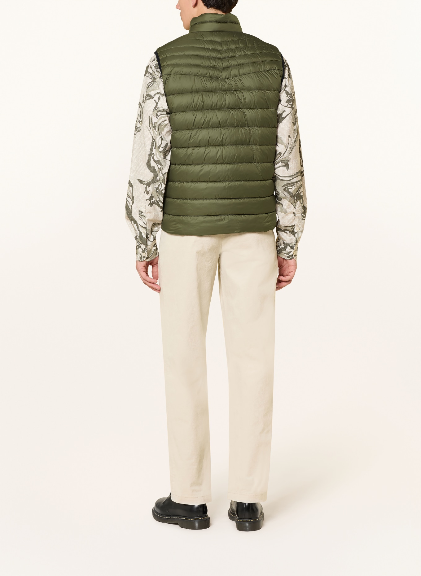 BOSS Kamizelka pikowana ODENO: KHAKI