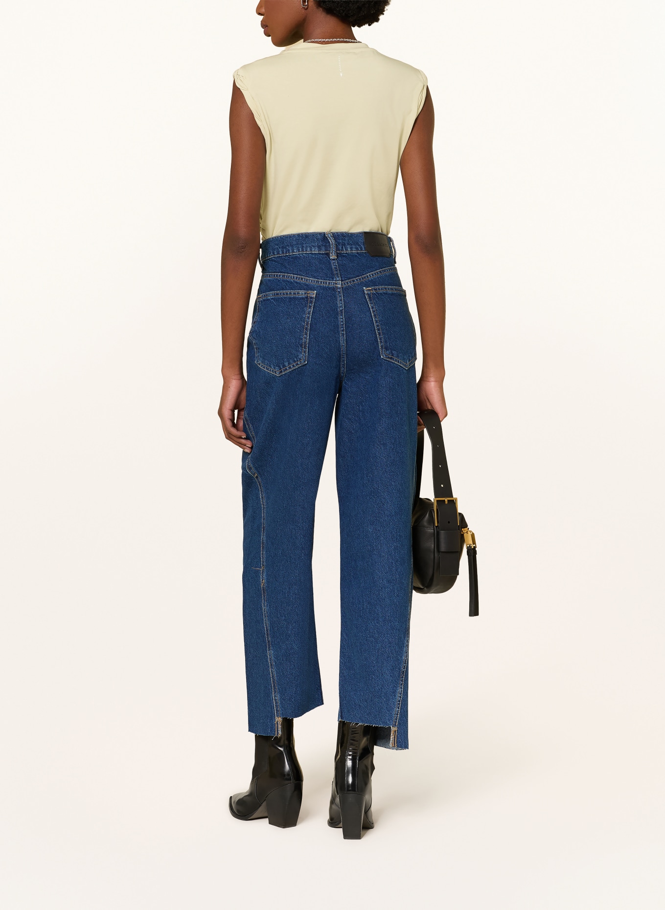 ALLSAINTS Top WEST: SVĚTLE ZELENÁ