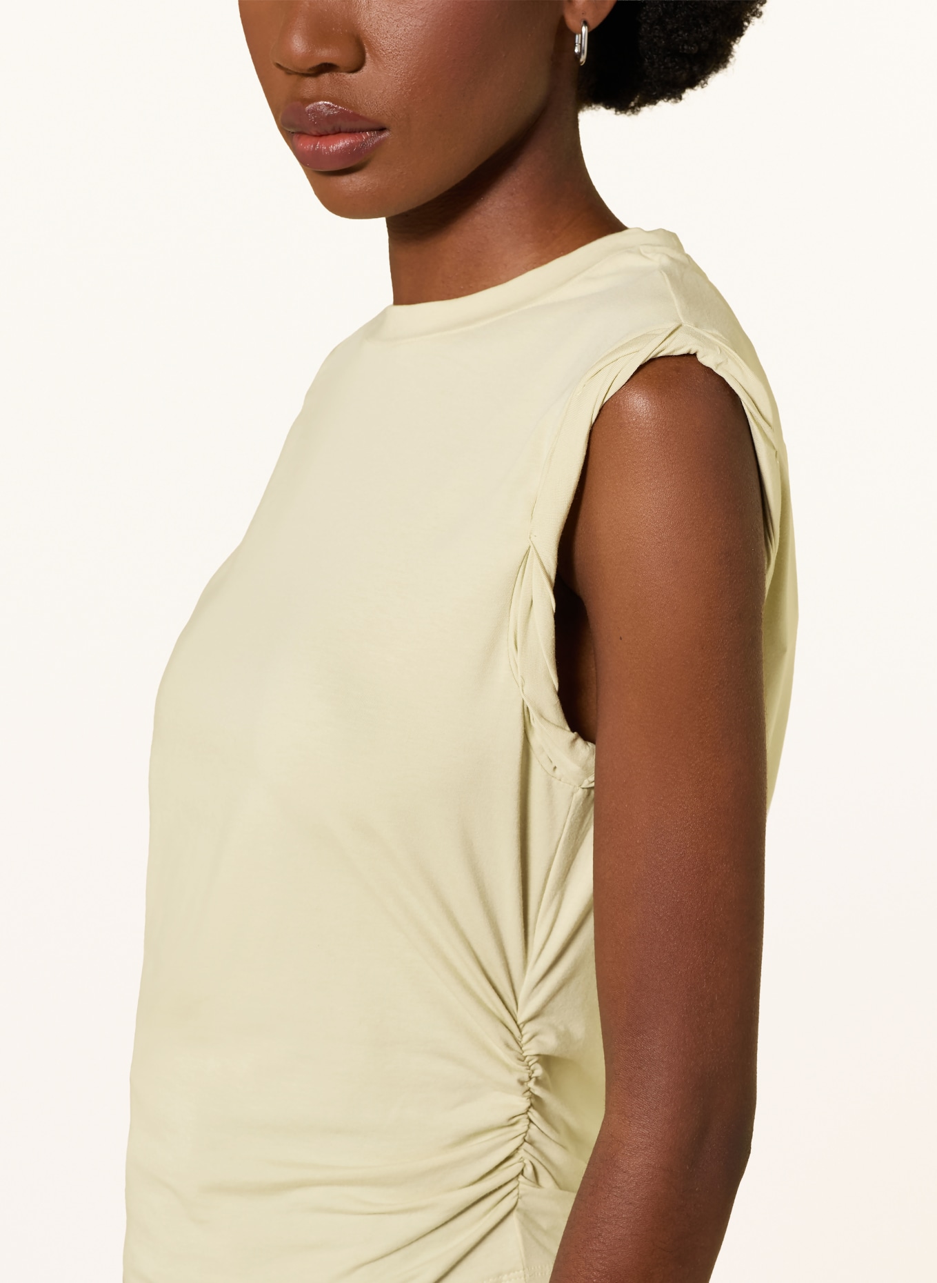 ALLSAINTS Top WEST: SVĚTLE ZELENÁ