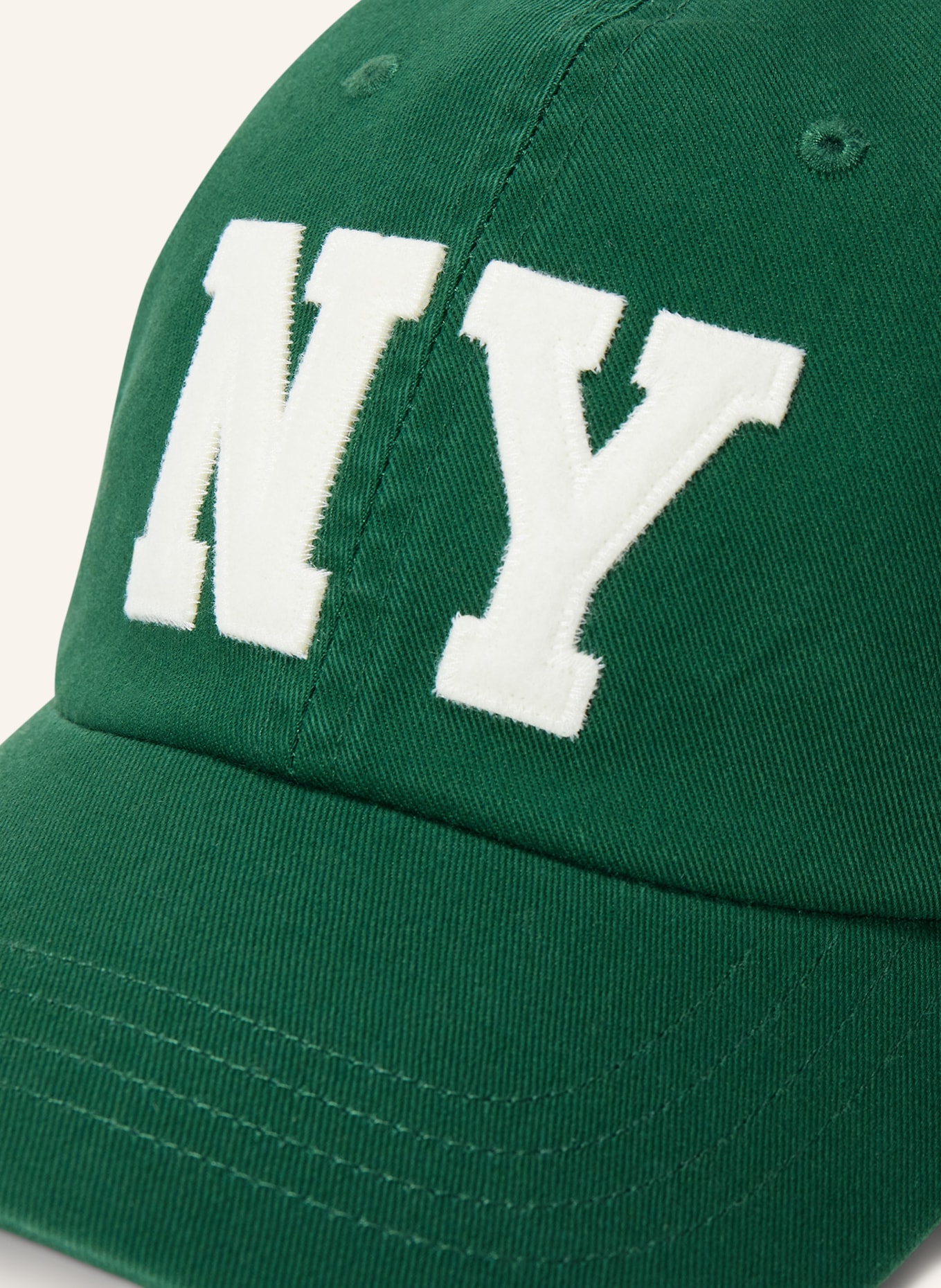 POLO RALPH LAUREN Cap: GREEN / CREAM