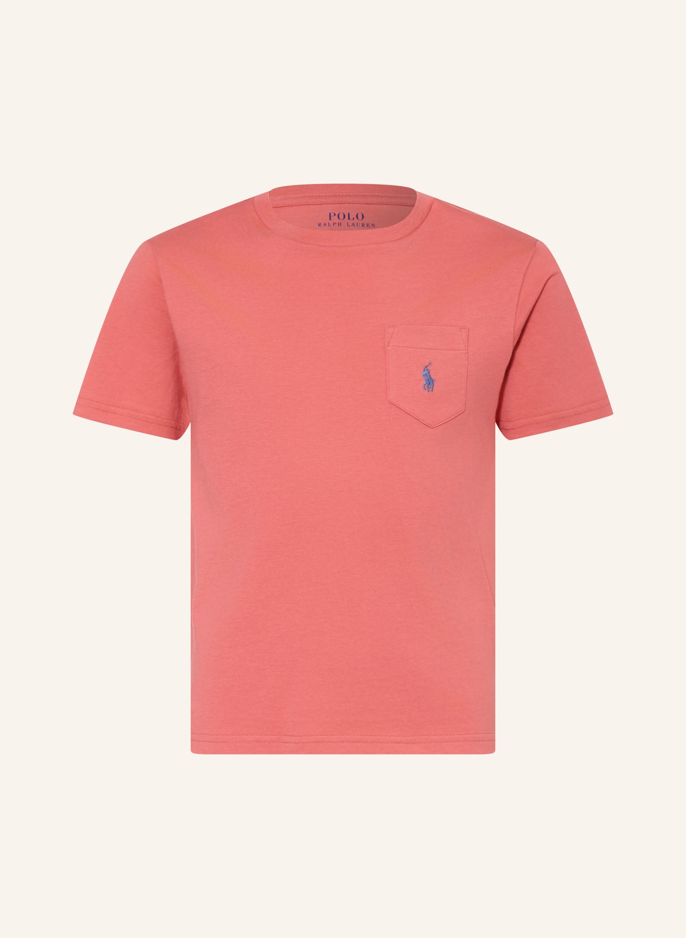 POLO RALPH LAUREN Tričko: SVĚTLE ČERVENÁ
