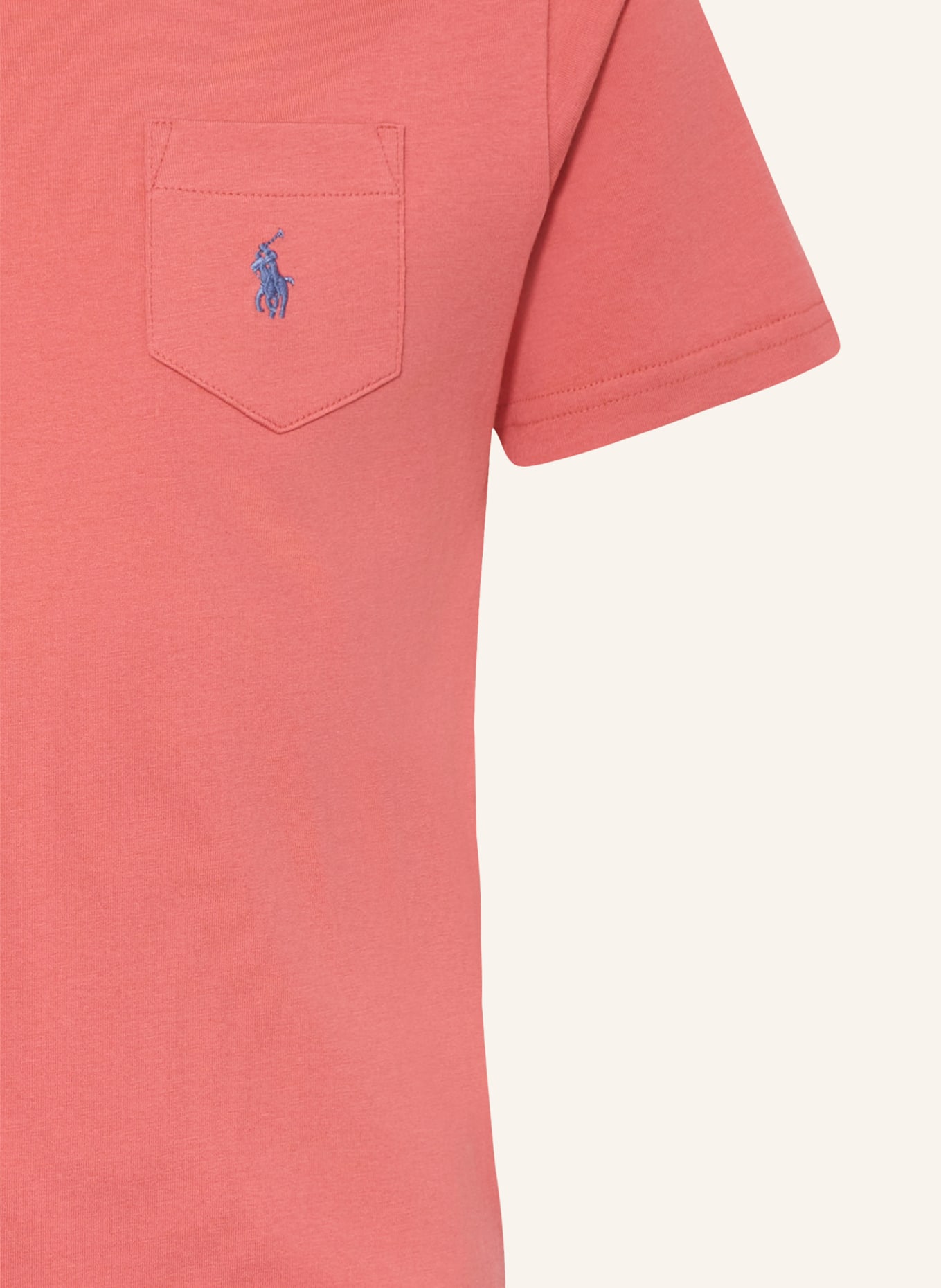 POLO RALPH LAUREN Tričko: SVĚTLE ČERVENÁ