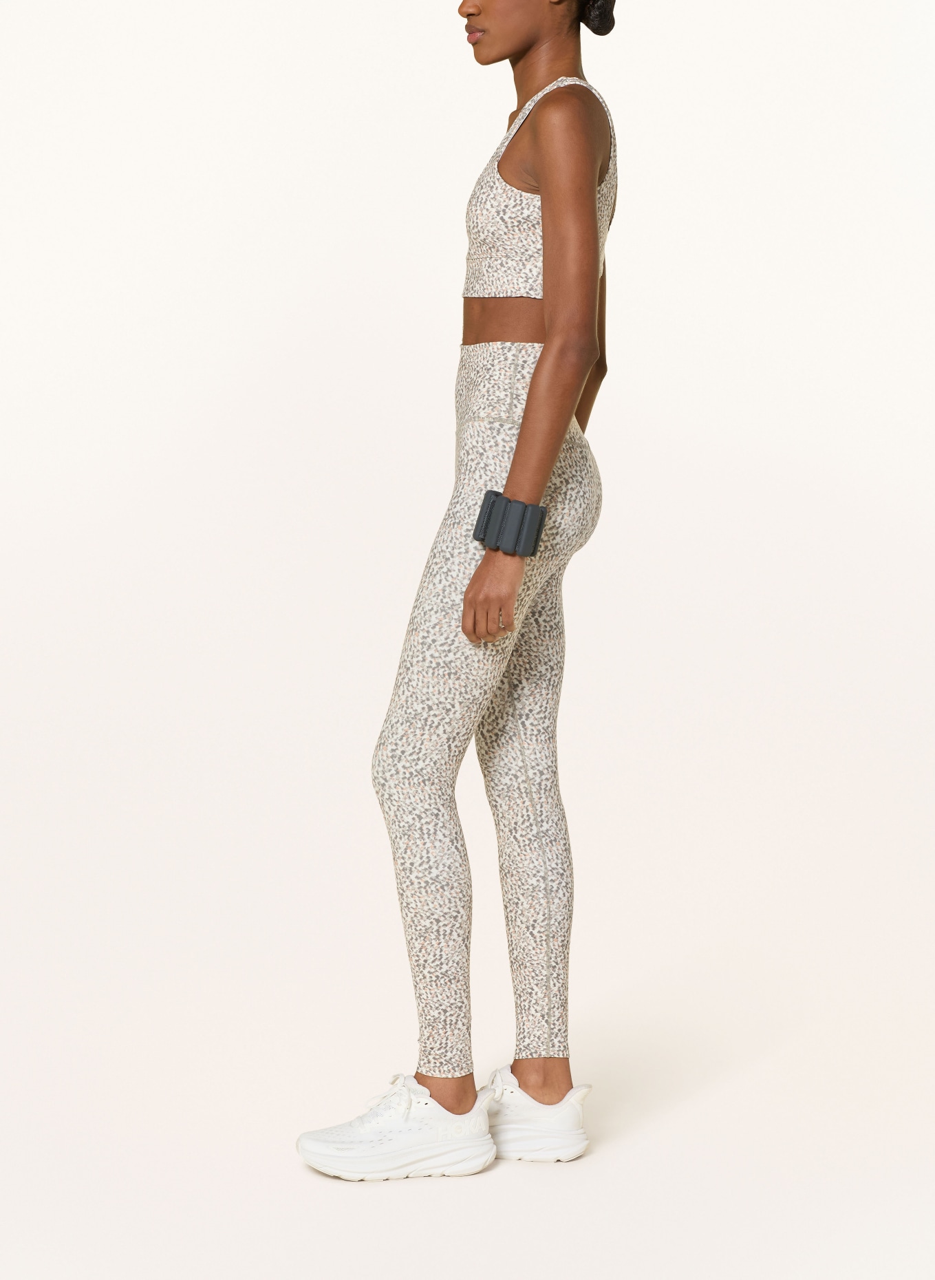 VARLEY Leggings FREESOFT™: CREAM / GRAY / SALMON