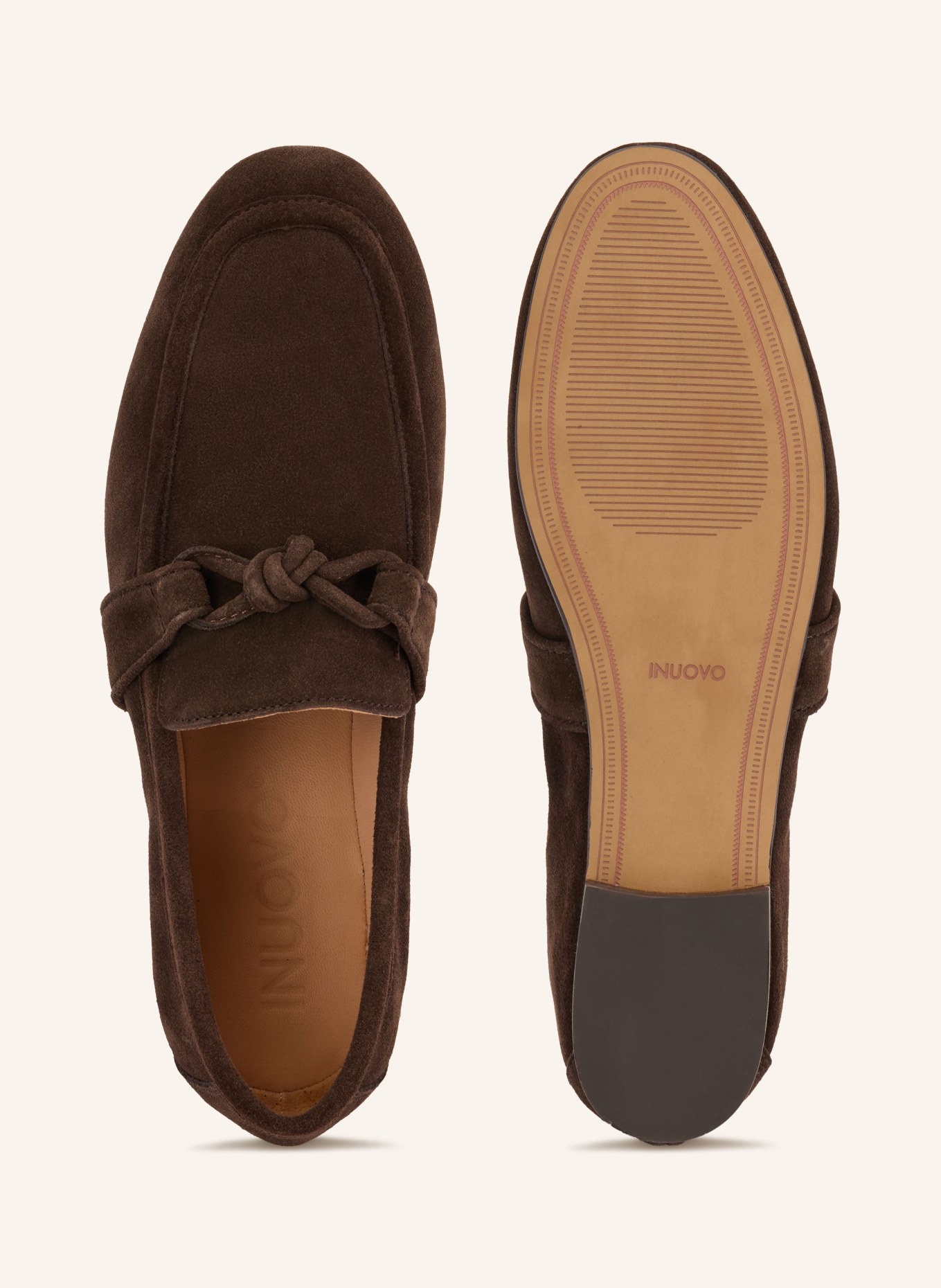 INUOVO Slipper: DUNKELBRAUN