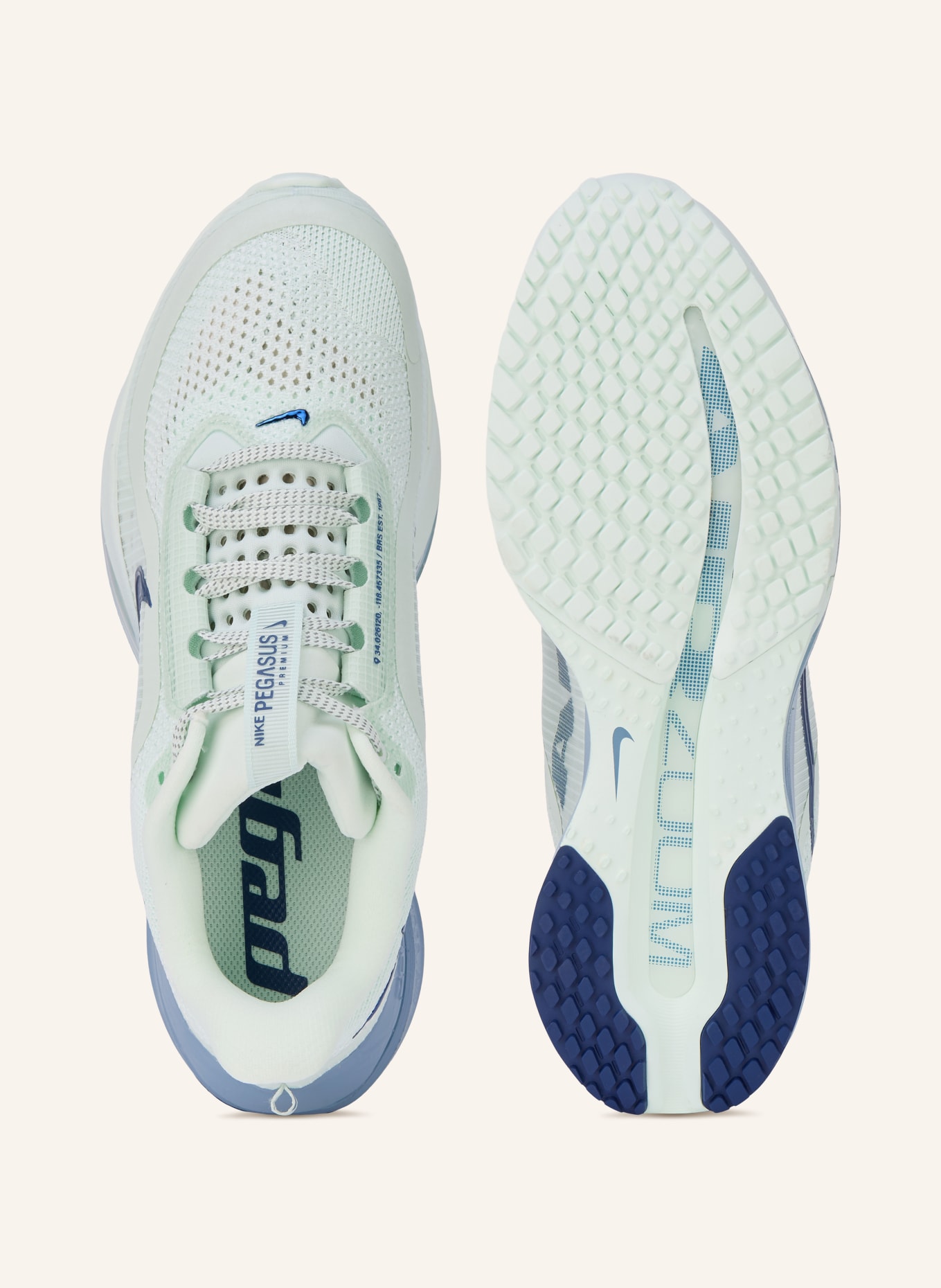 Nike Løbesko PEGASUS PREMIUM: MINT / BLÅGRÅ