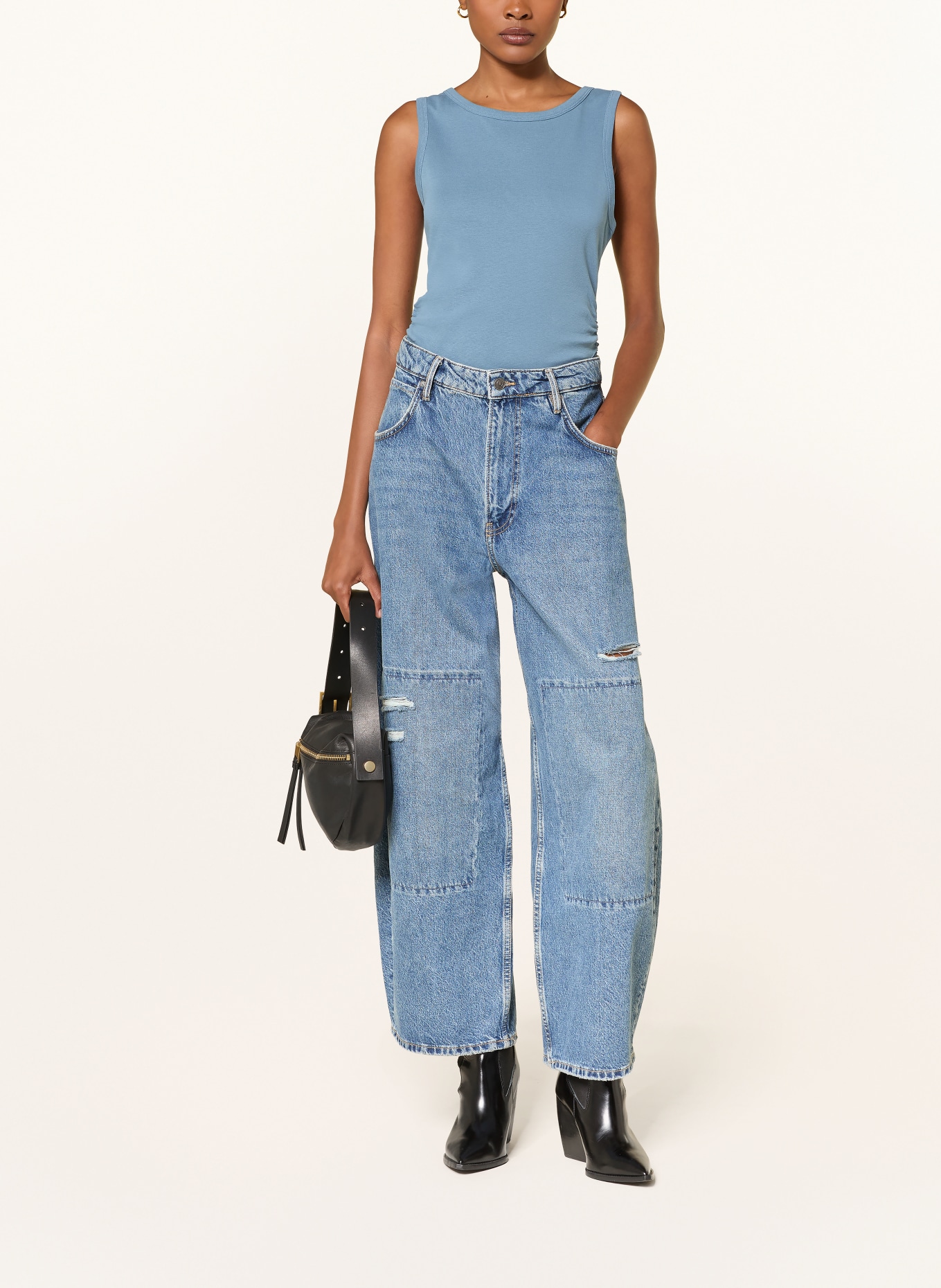 ALLSAINTS Top KATARINA: BLAUW