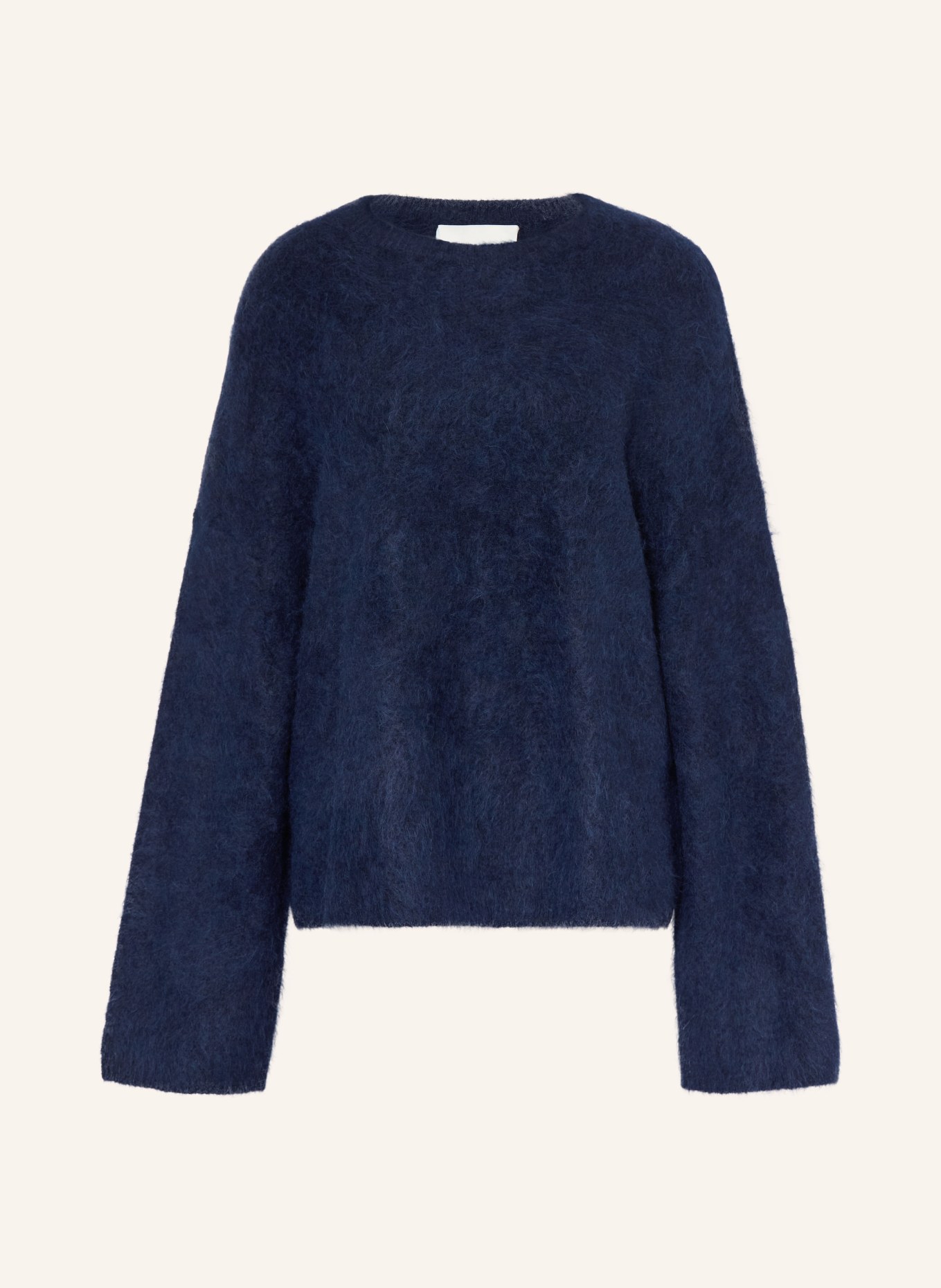 SOFT GOAT Alpaka-Pullover: DUNKELBLAU