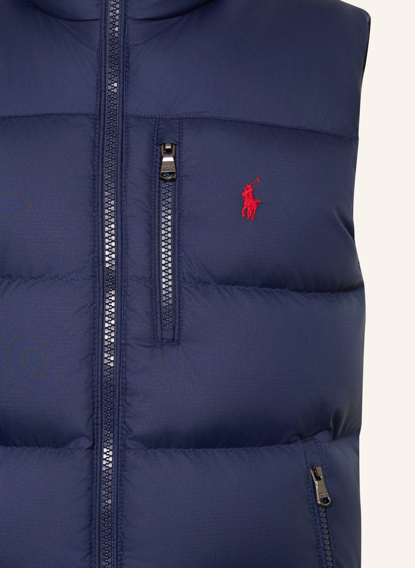 POLO RALPH LAUREN Péřová vesta: TMAVĚ MODRÁ